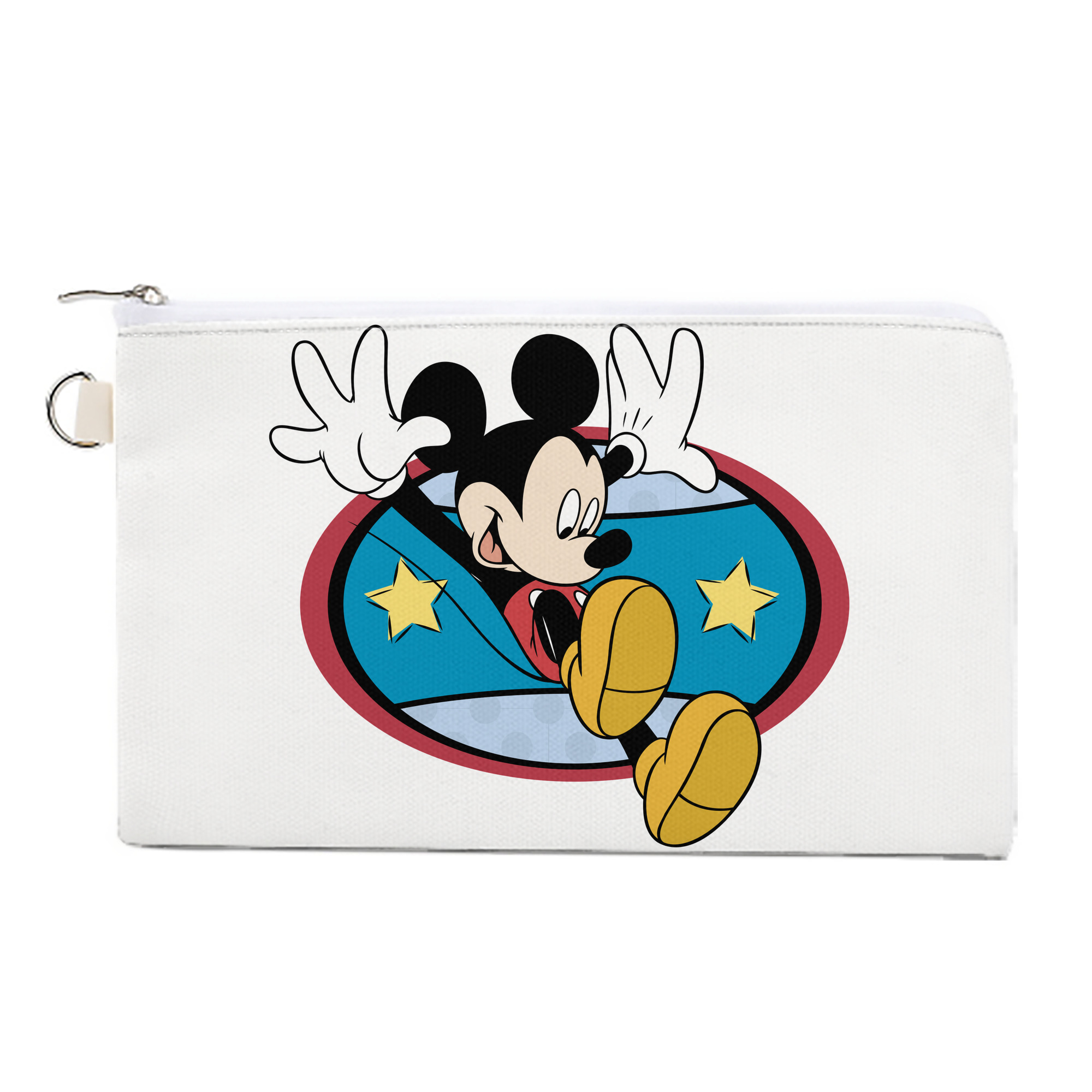 （画像用） ミッキーマウス Mickey Mouse キャンバス生地ポーチ　小物入れ