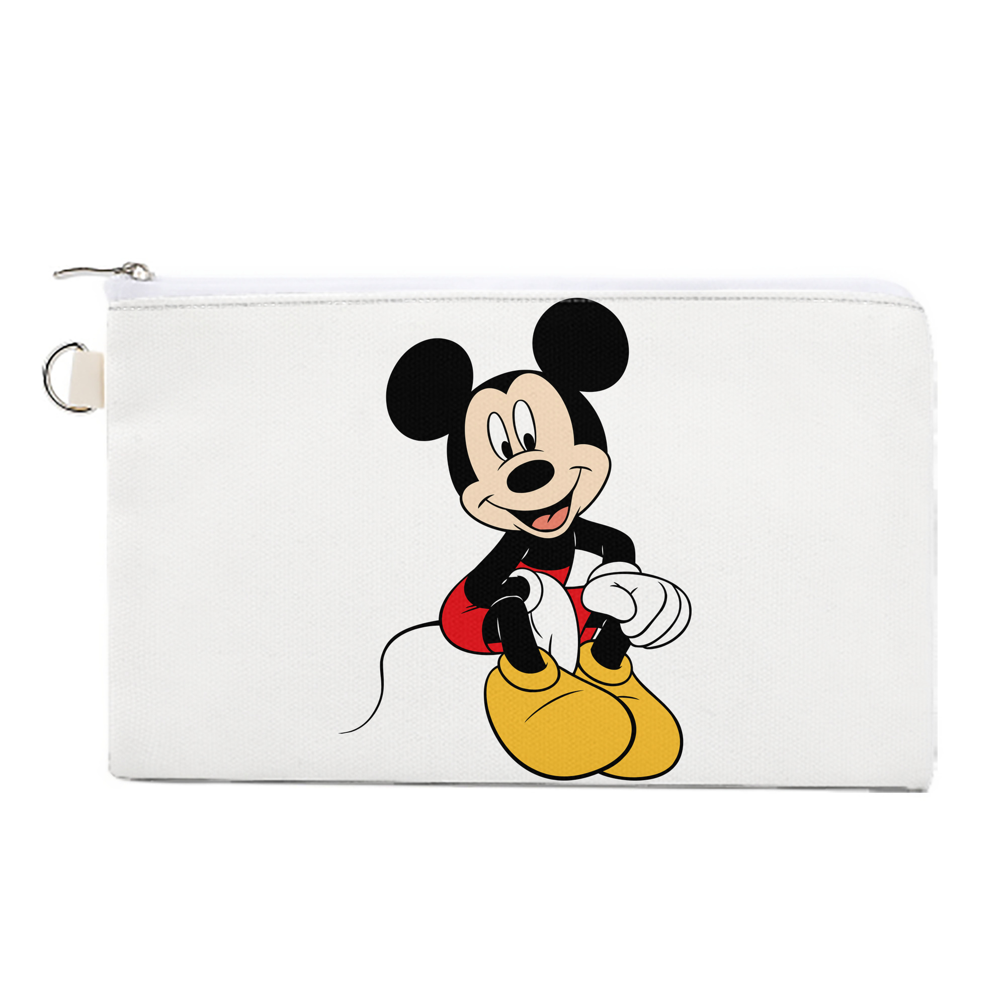 （画像用） ミッキーマウス Mickey Mouse キャンバス生地ポーチ　小物入れ