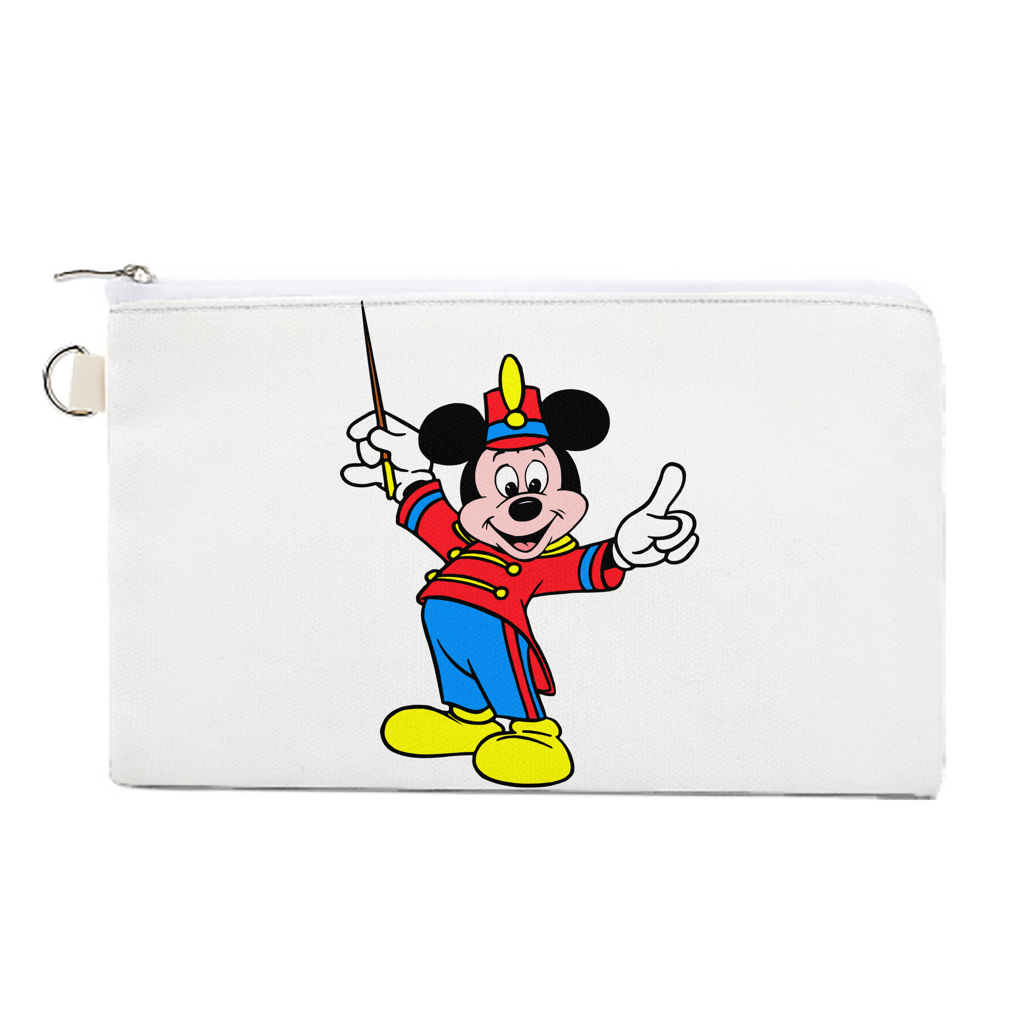 （画像用） ミッキーマウス Mickey Mouse キャンバス生地ポーチ　小物入れ