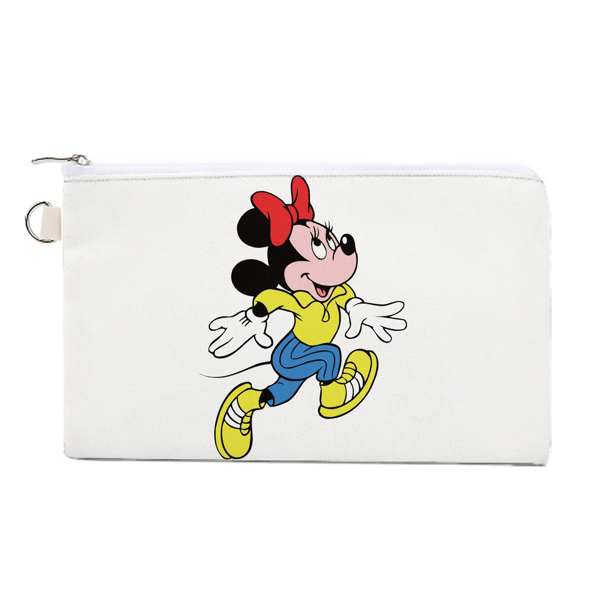 （画像用） ミッキーマウス Mickey Mouse キャンバス生地ポーチ　小物入れ
