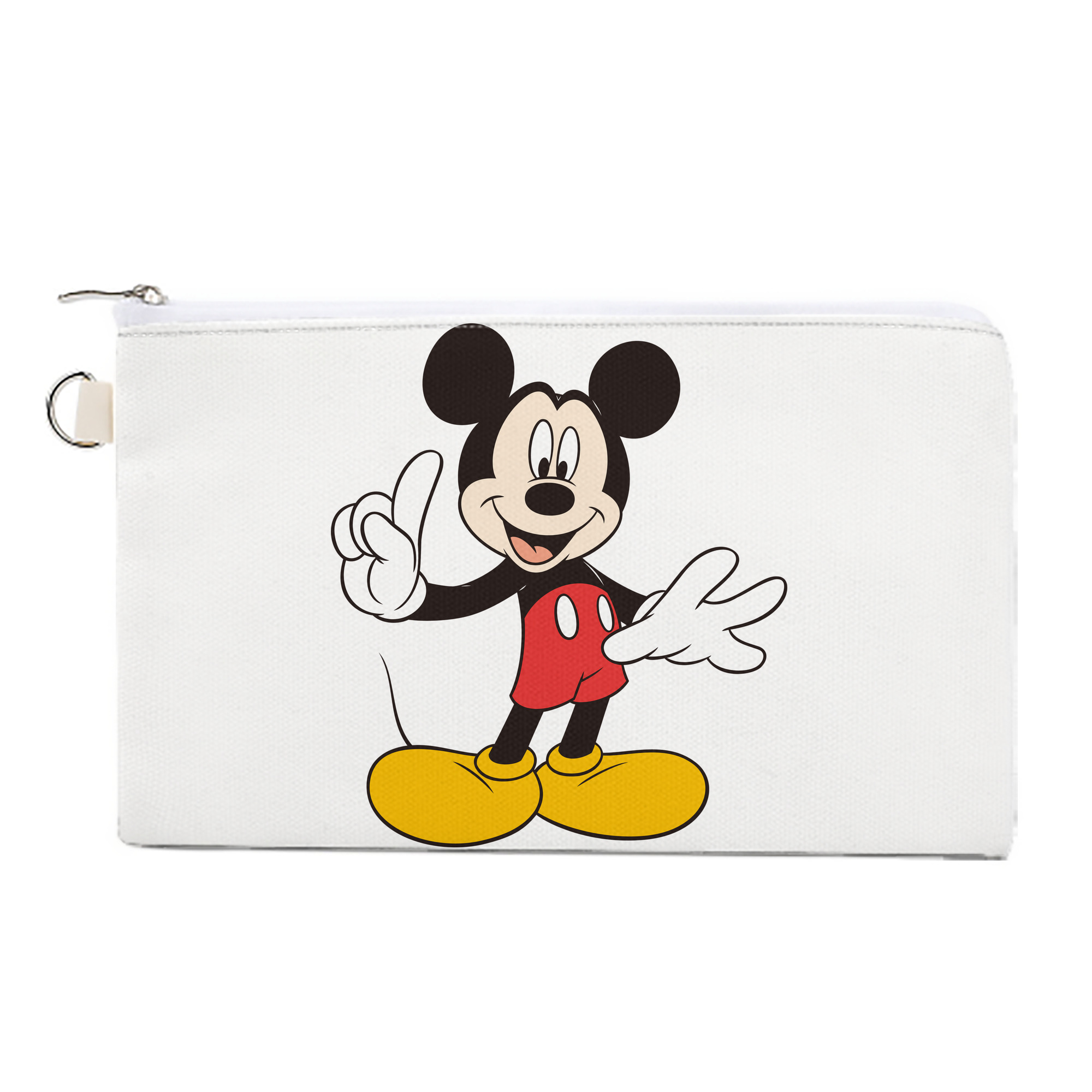 （画像用） ミッキーマウス Mickey Mouse キャンバス生地ポーチ　小物入れ