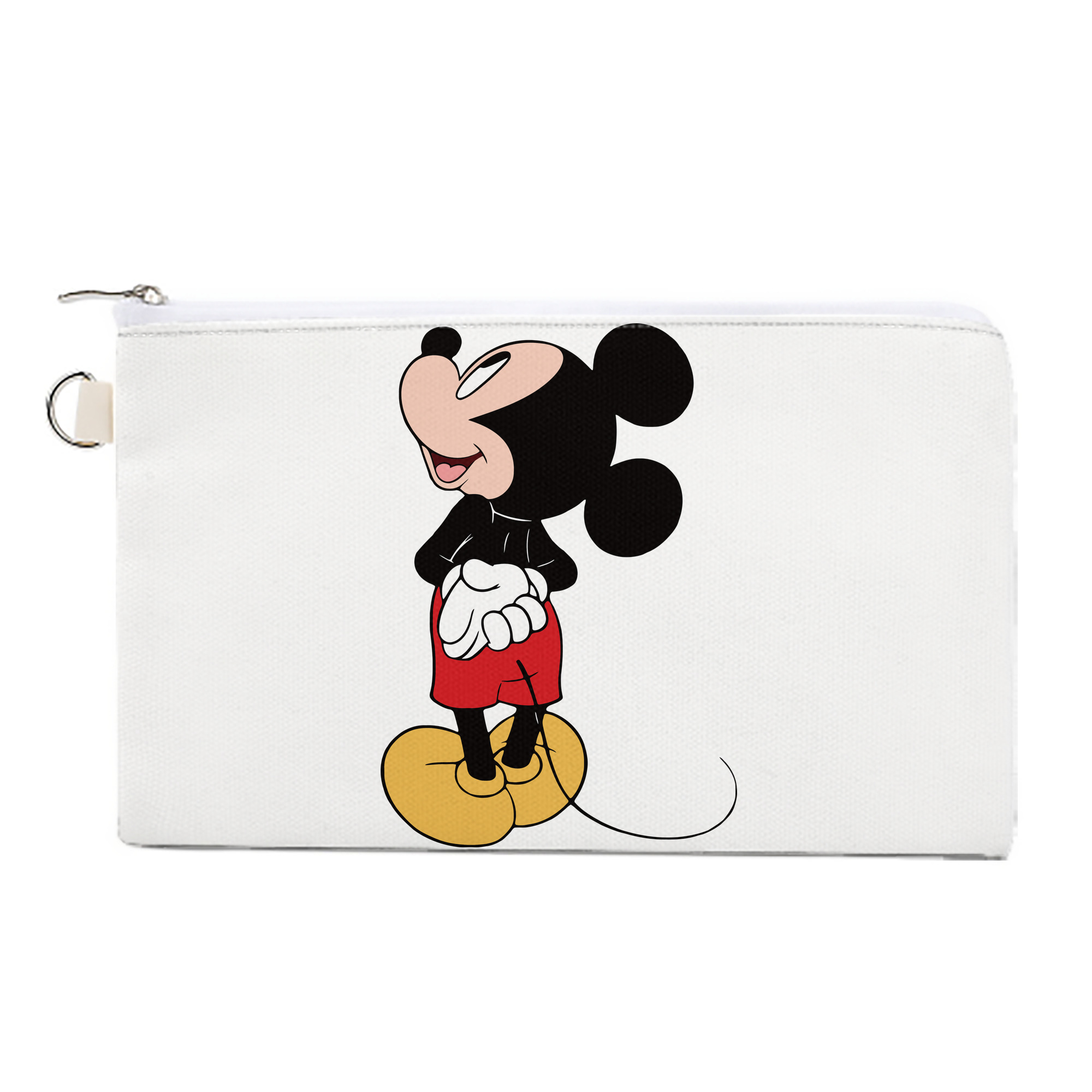 （画像用） ミッキーマウス Mickey Mouse キャンバス生地ポーチ　小物入れ