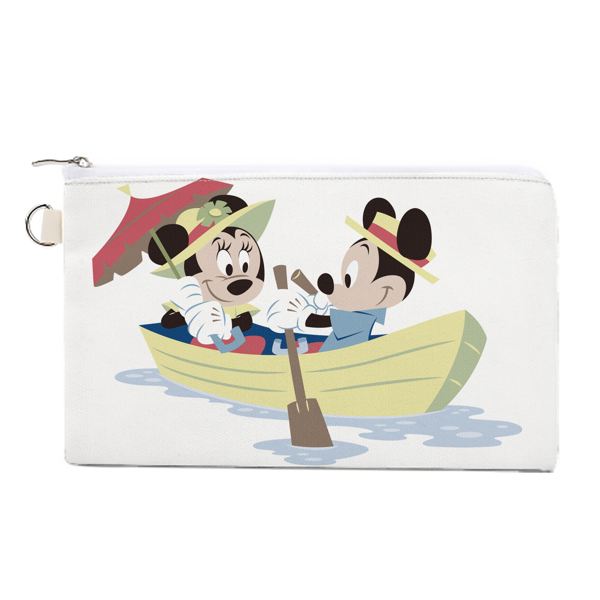 （画像用） ミッキーマウス Mickey Mouse キャンバス生地ポーチ　小物入れ
