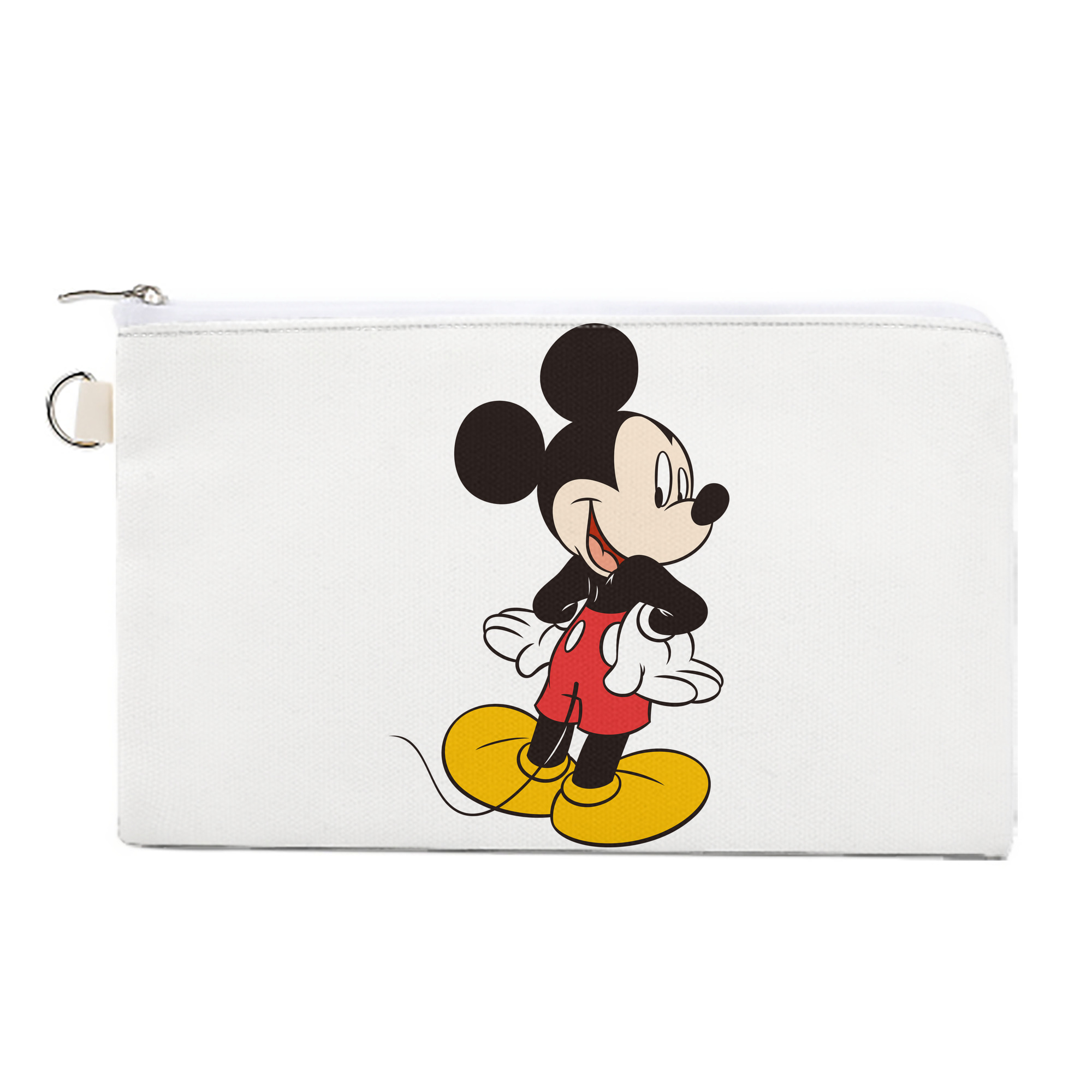 （画像用） ミッキーマウス Mickey Mouse キャンバス生地ポーチ　小物入れ