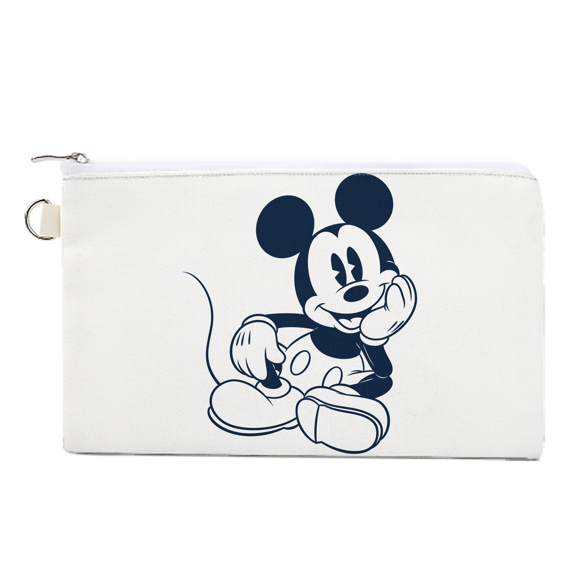 （画像用） ミッキーマウス Mickey Mouse キャンバス生地ポーチ　小物入れ