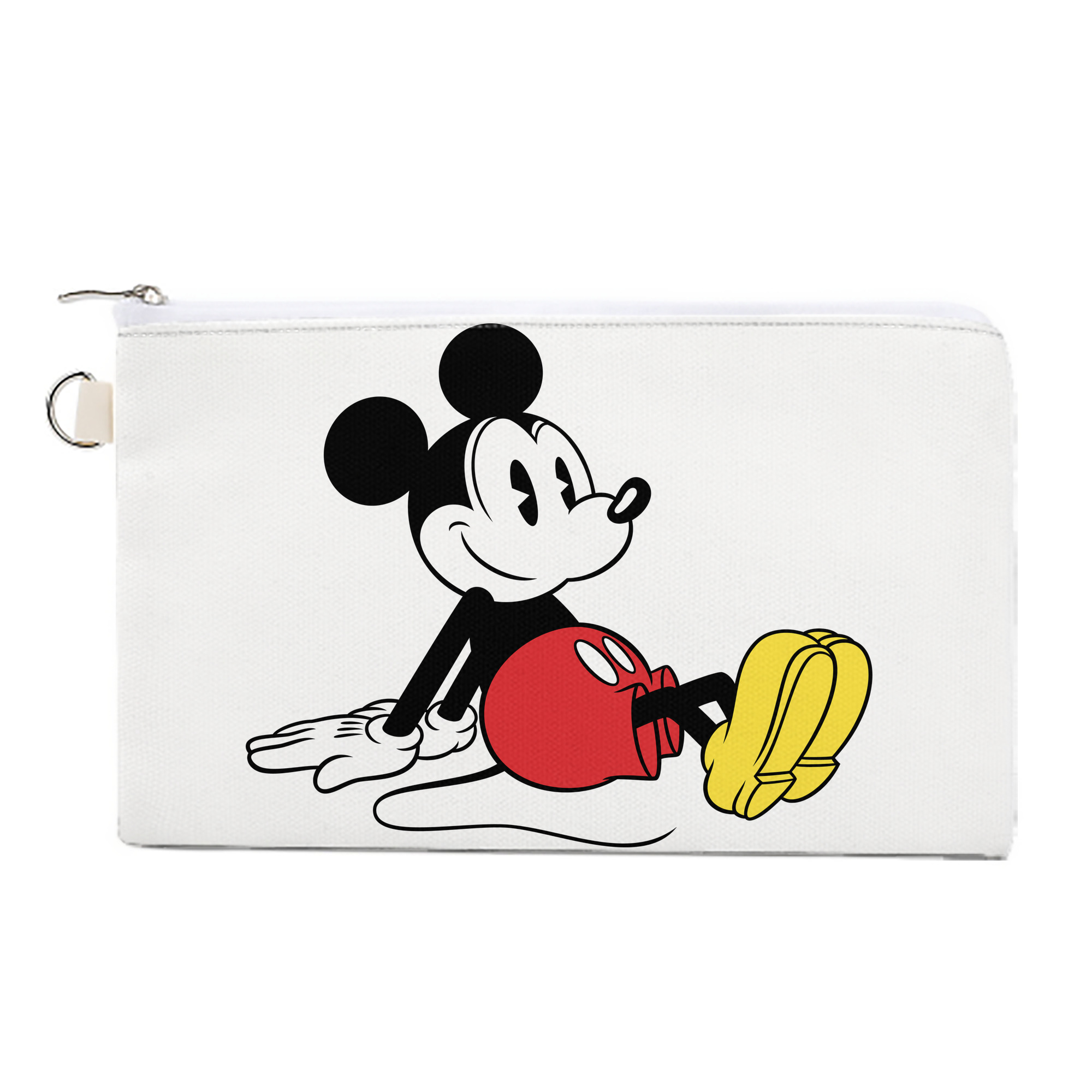 （画像用） ミッキーマウス Mickey Mouse キャンバス生地ポーチ　小物入れ