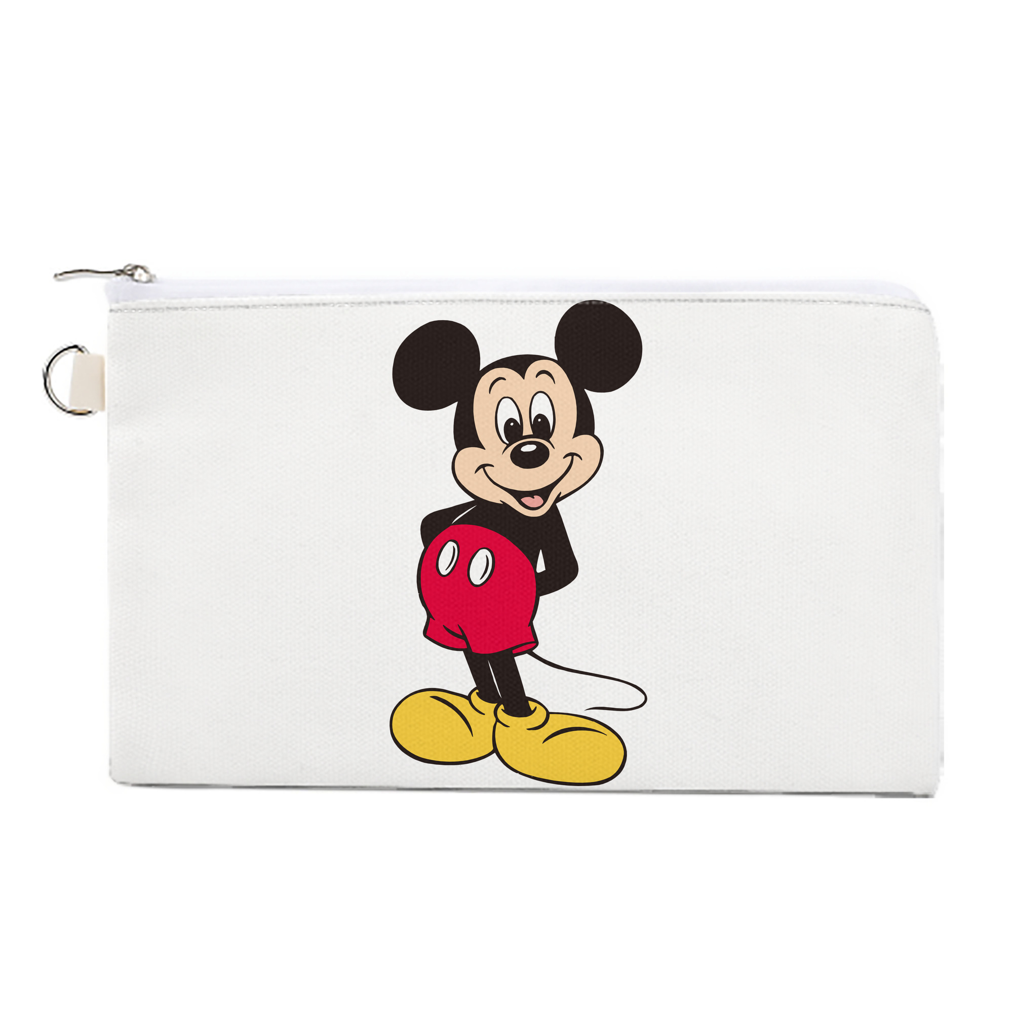 （画像用） ミッキーマウス Mickey Mouse キャンバス生地ポーチ　小物入れ
