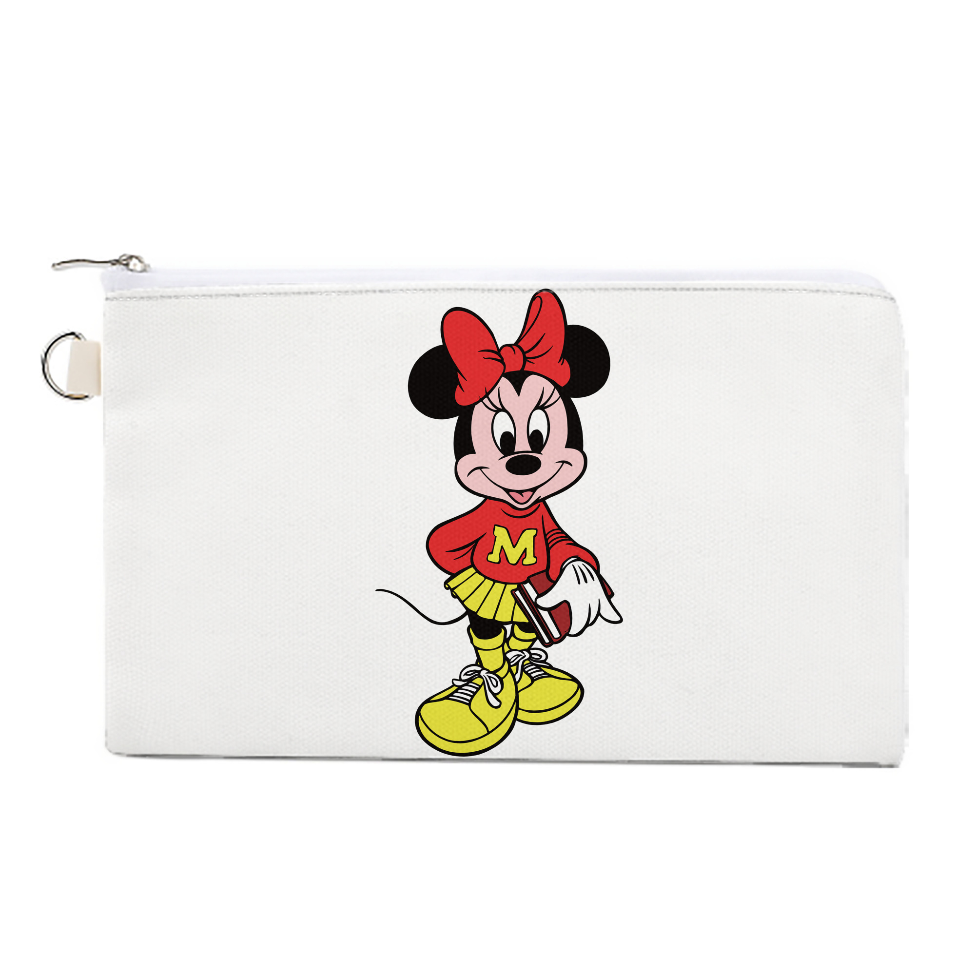 （画像用） ミッキーマウス Mickey Mouse キャンバス生地ポーチ　小物入れ