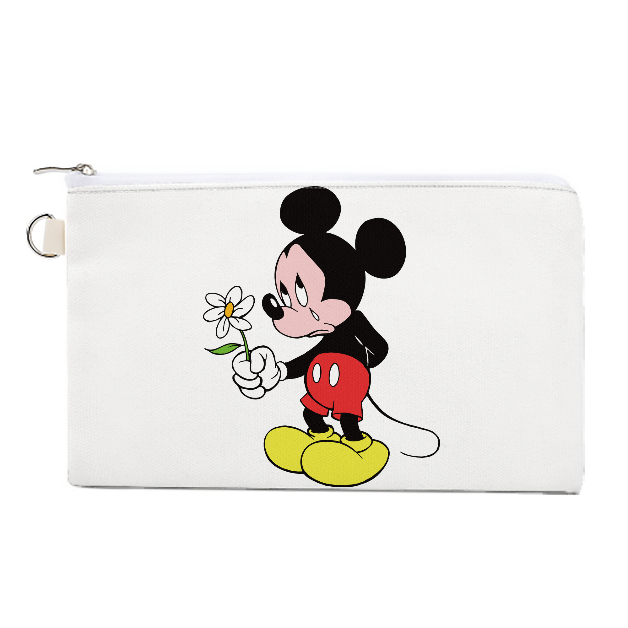 （画像用） ミッキーマウス Mickey Mouse キャンバス生地ポーチ　小物入れ