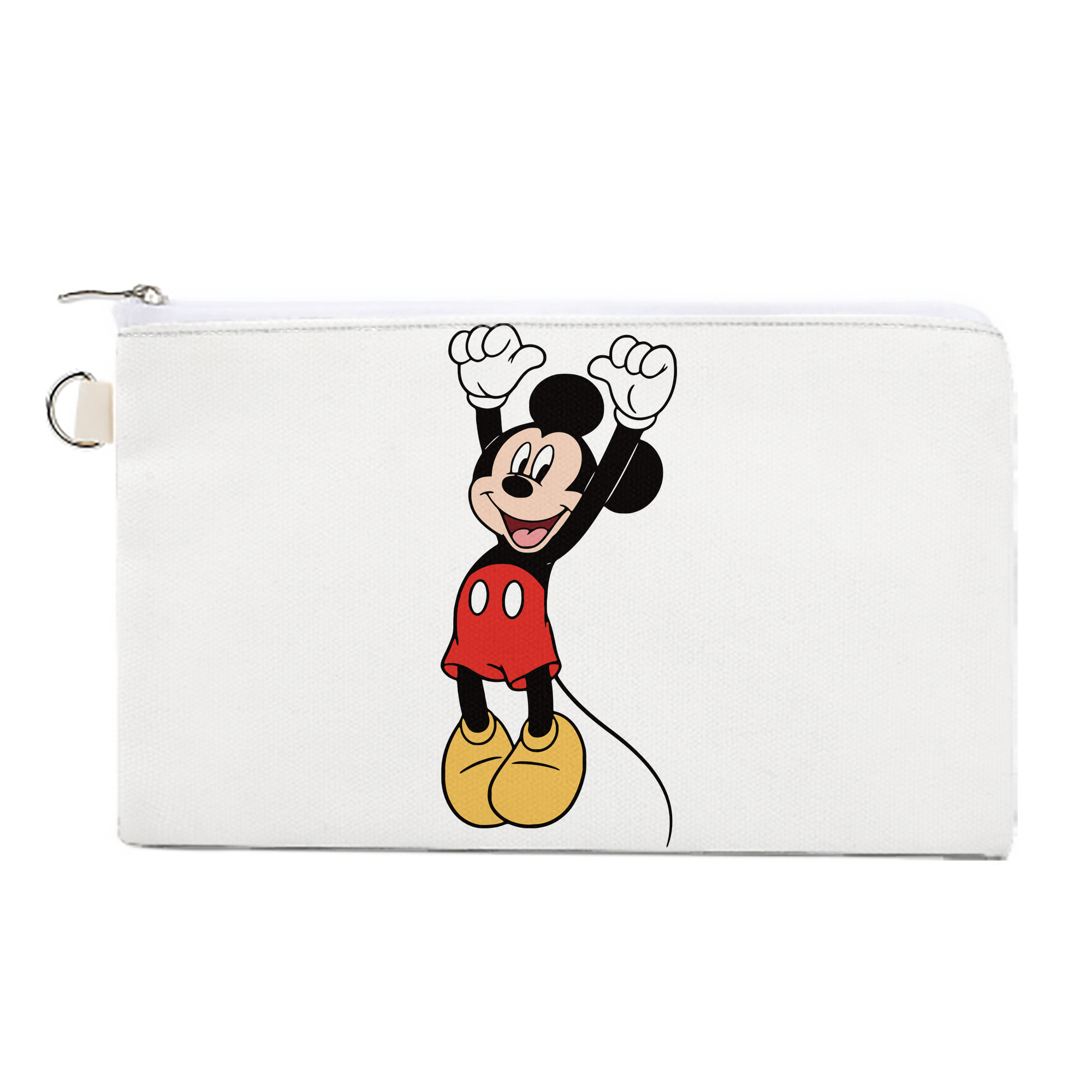 （画像用） ミッキーマウス Mickey Mouse キャンバス生地ポーチ　小物入れ