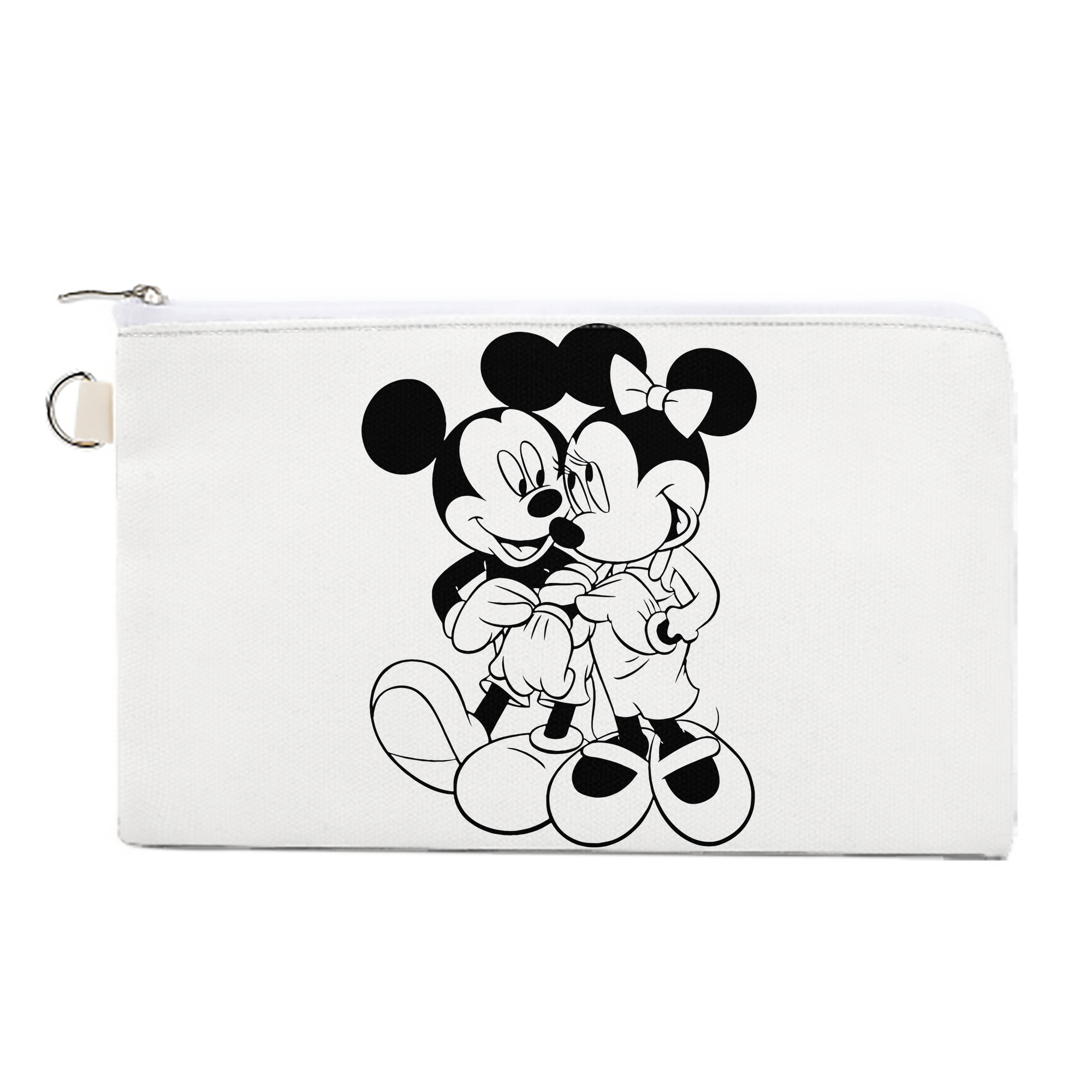 （画像用） ミッキーマウス Mickey Mouse キャンバス生地ポーチ　小物入れ