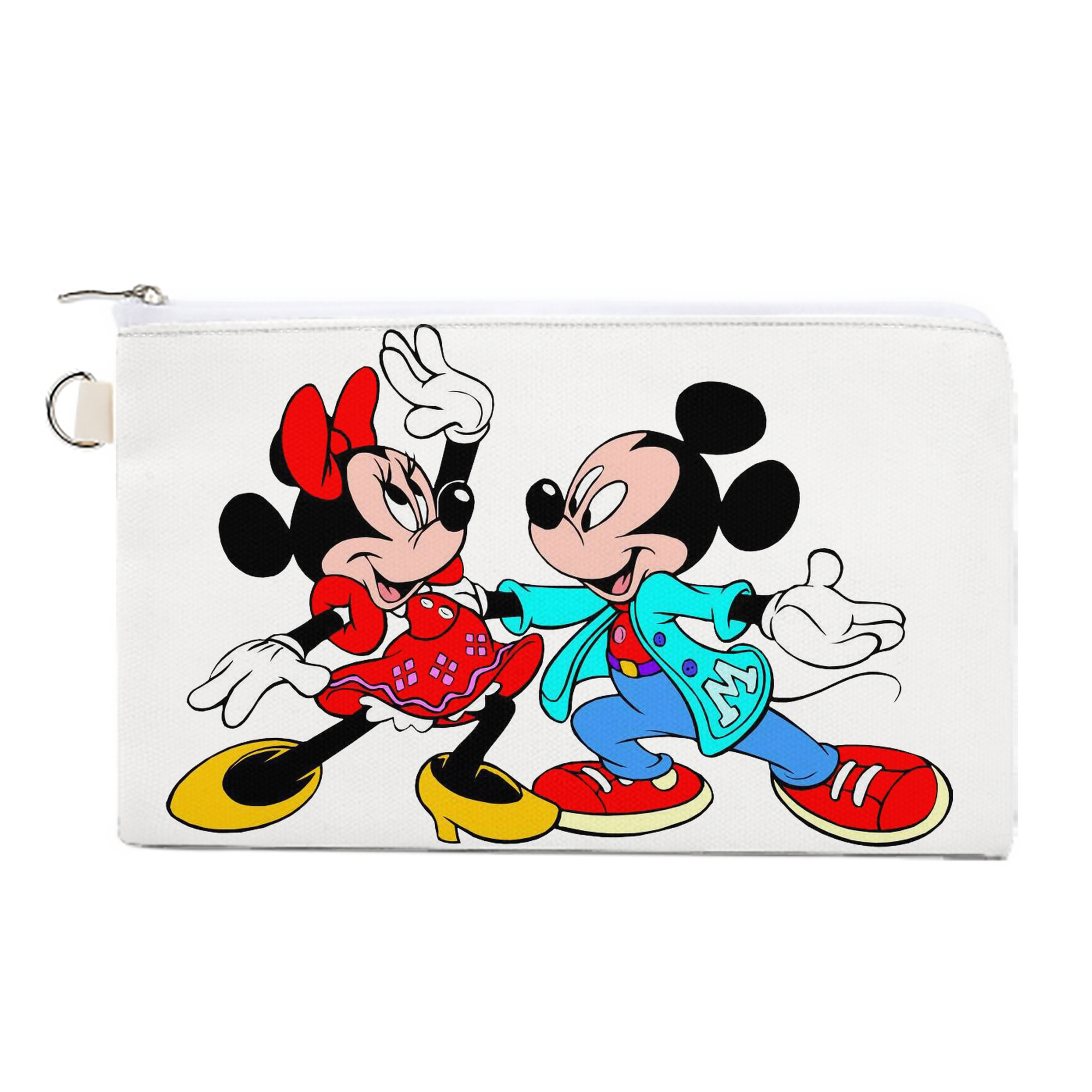 （画像用） ミッキーマウス Mickey Mouse キャンバス生地ポーチ　小物入れ
