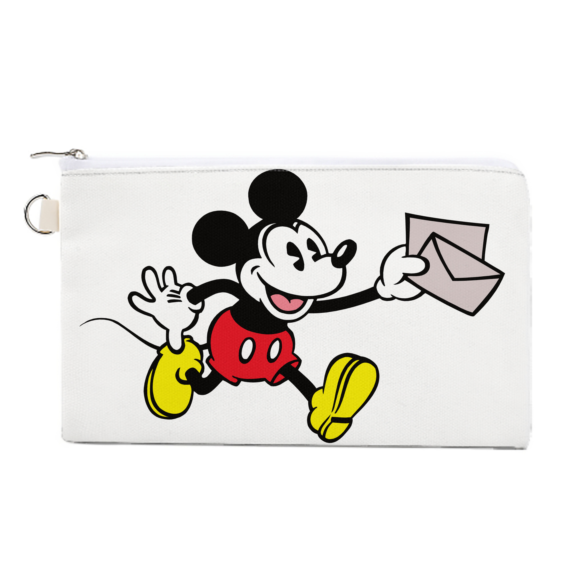 （画像用） ミッキーマウス Mickey Mouse キャンバス生地ポーチ　小物入れ