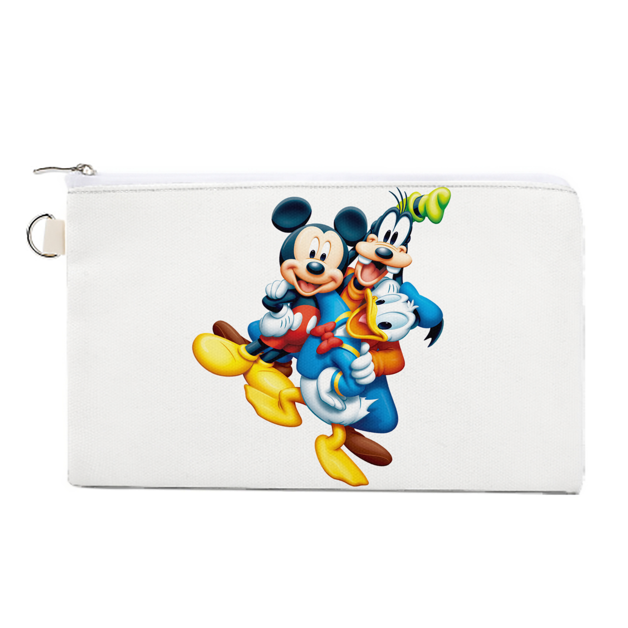 （画像用） ミッキーマウス Mickey Mouse キャンバス生地ポーチ　小物入れ