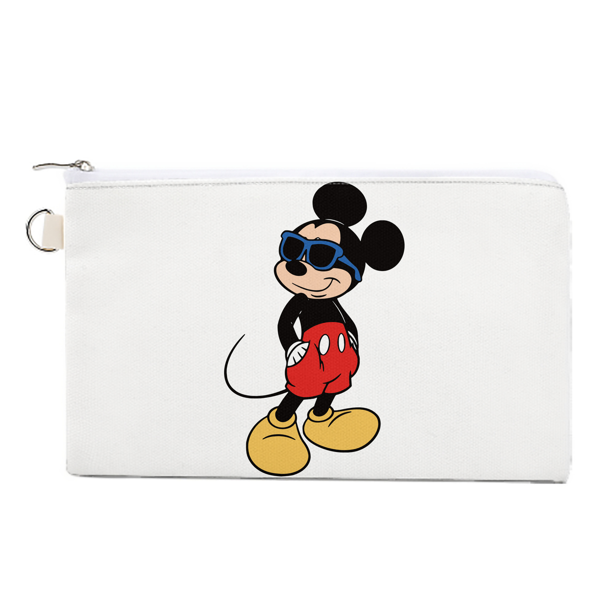 （画像用） ミッキーマウス Mickey Mouse キャンバス生地ポーチ　小物入れ