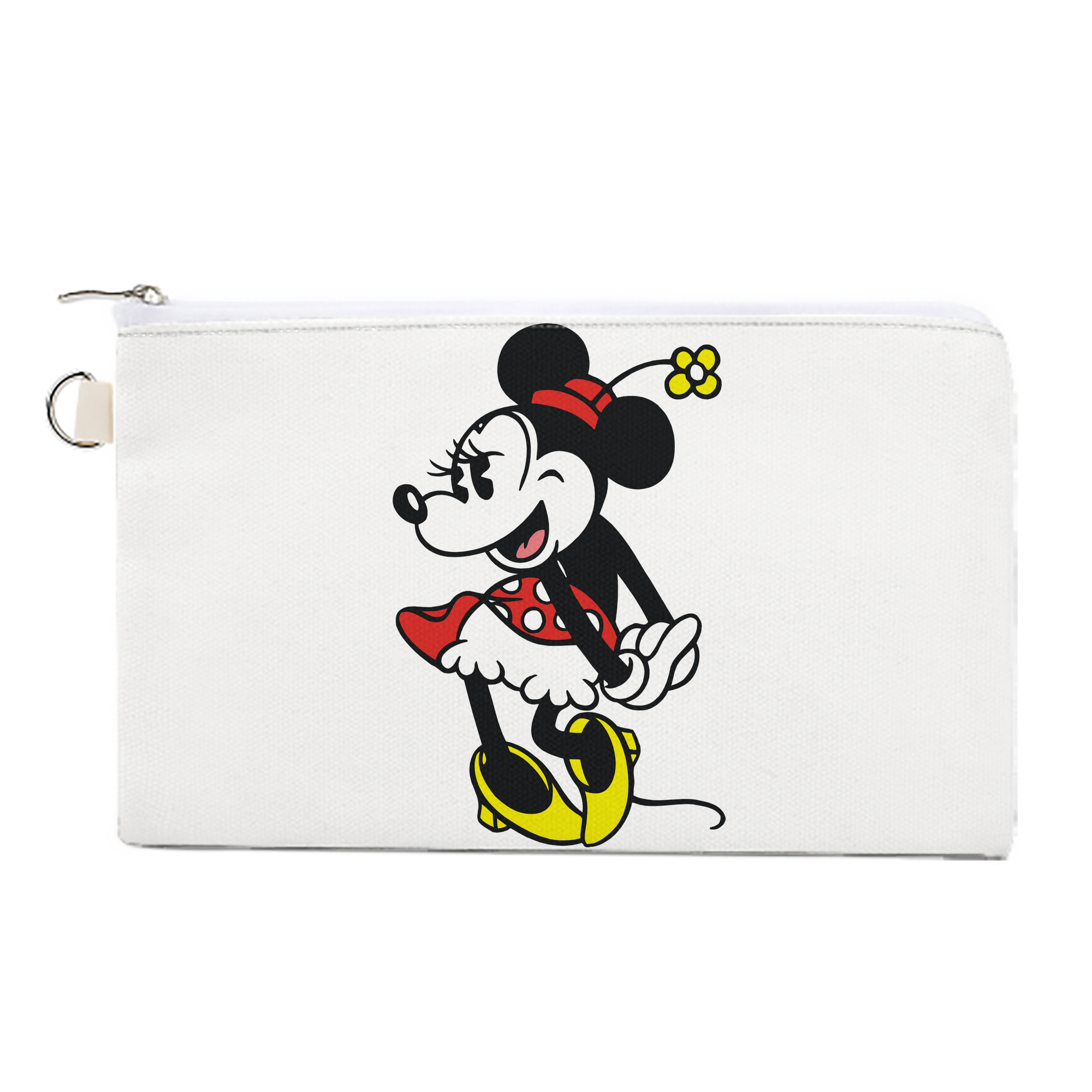 （画像用） ミッキーマウス Mickey Mouse キャンバス生地ポーチ　小物入れ