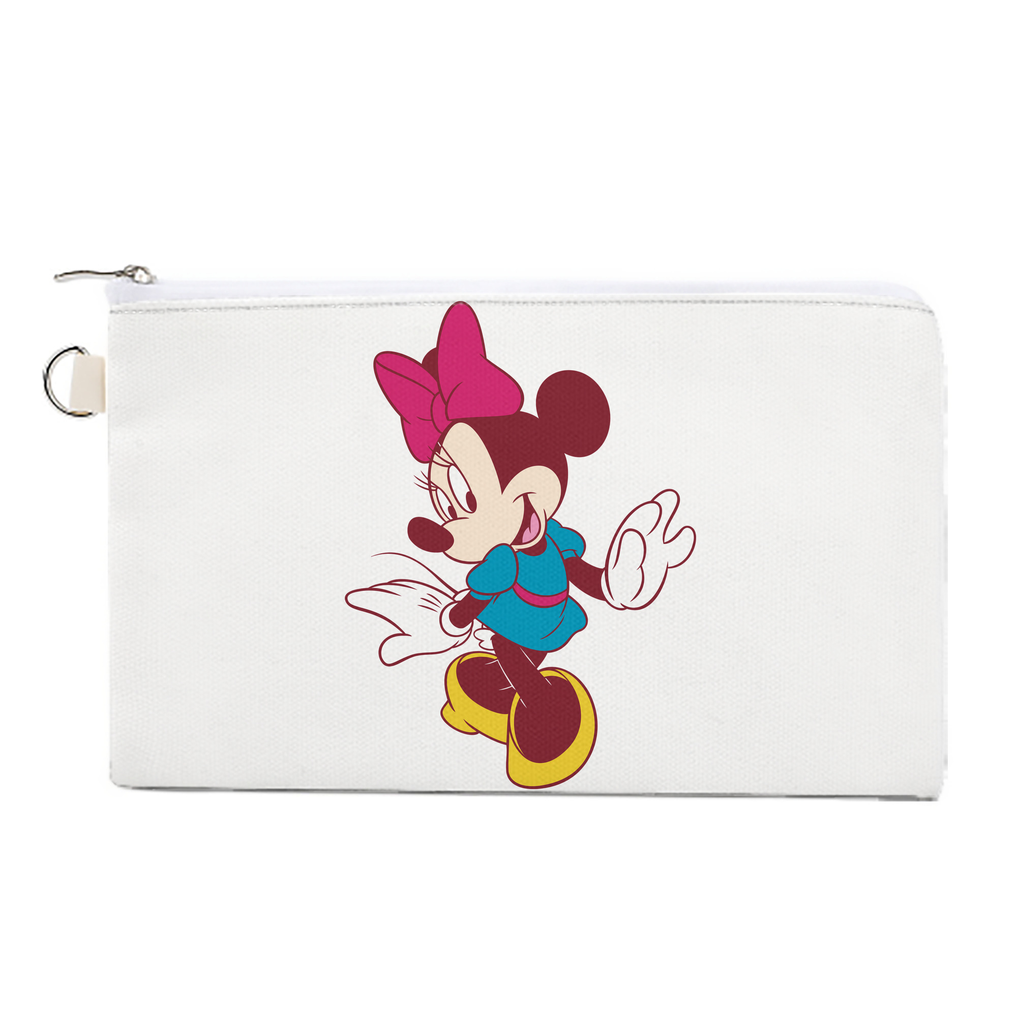 （画像用） ミッキーマウス Mickey Mouse キャンバス生地ポーチ　小物入れ