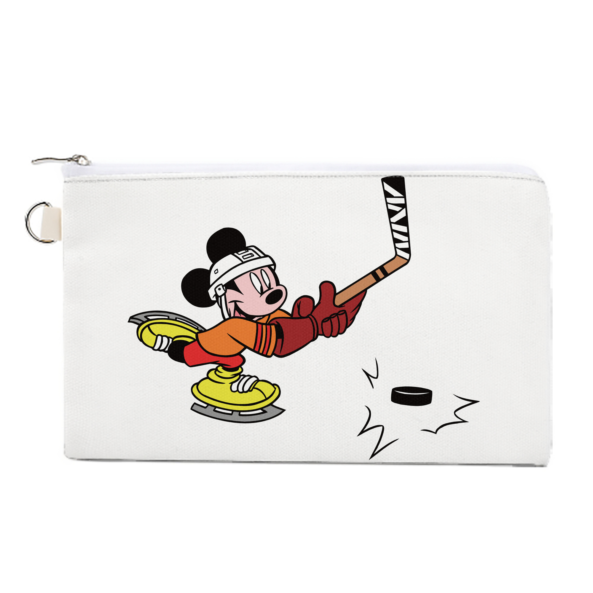 （画像用） ミッキーマウス Mickey Mouse キャンバス生地ポーチ　小物入れ