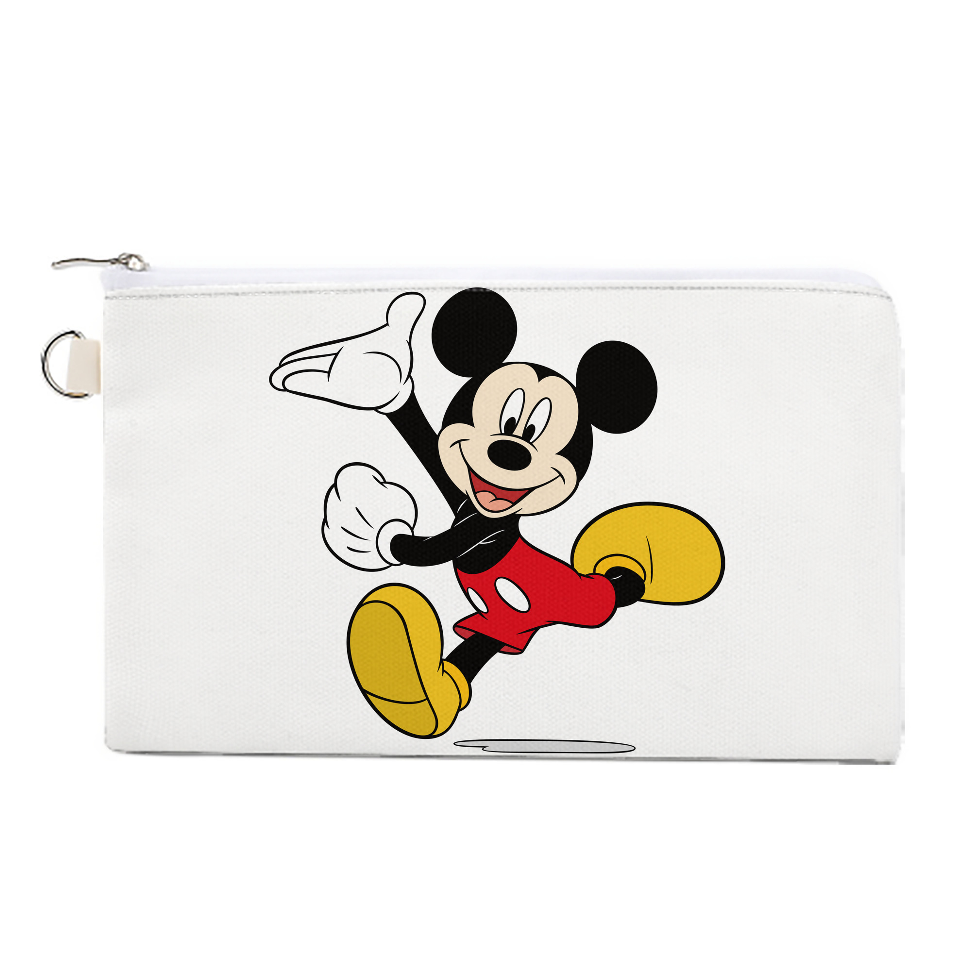 （画像用） ミッキーマウス Mickey Mouse キャンバス生地ポーチ　小物入れ