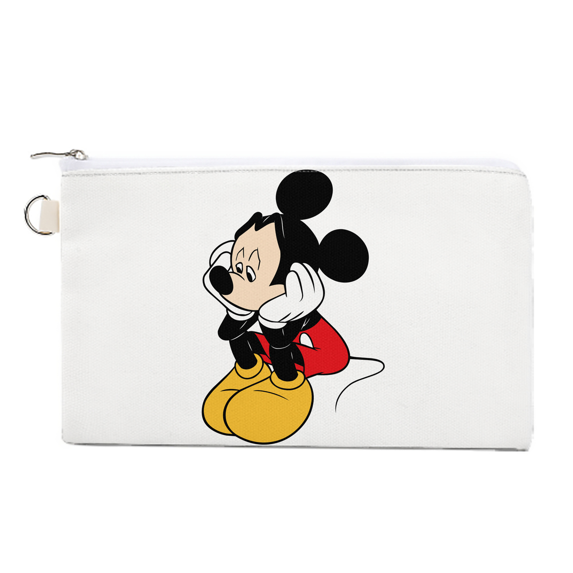 （画像用） ミッキーマウス Mickey Mouse キャンバス生地ポーチ　小物入れ