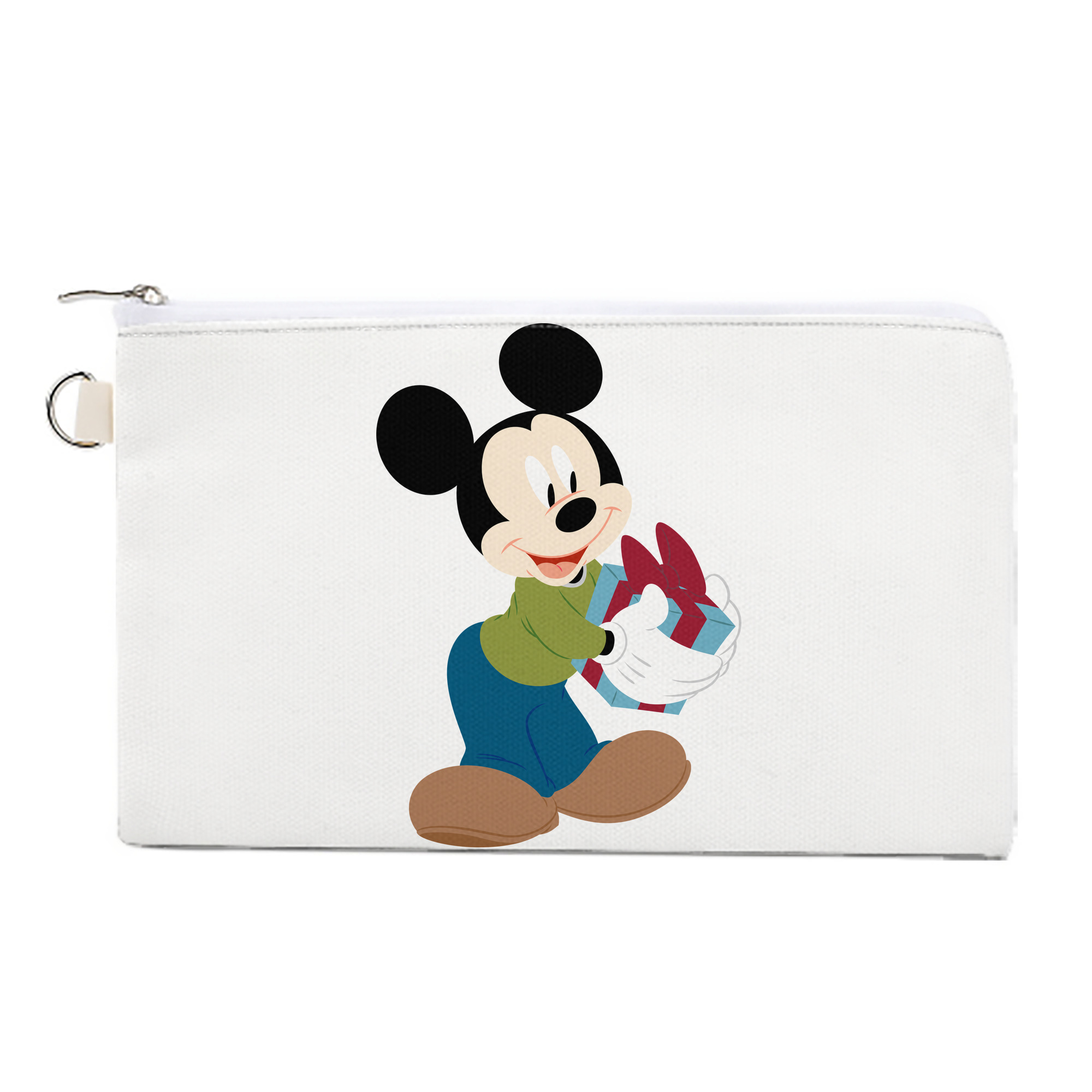 （画像用） ミッキーマウス Mickey Mouse キャンバス生地ポーチ　小物入れ