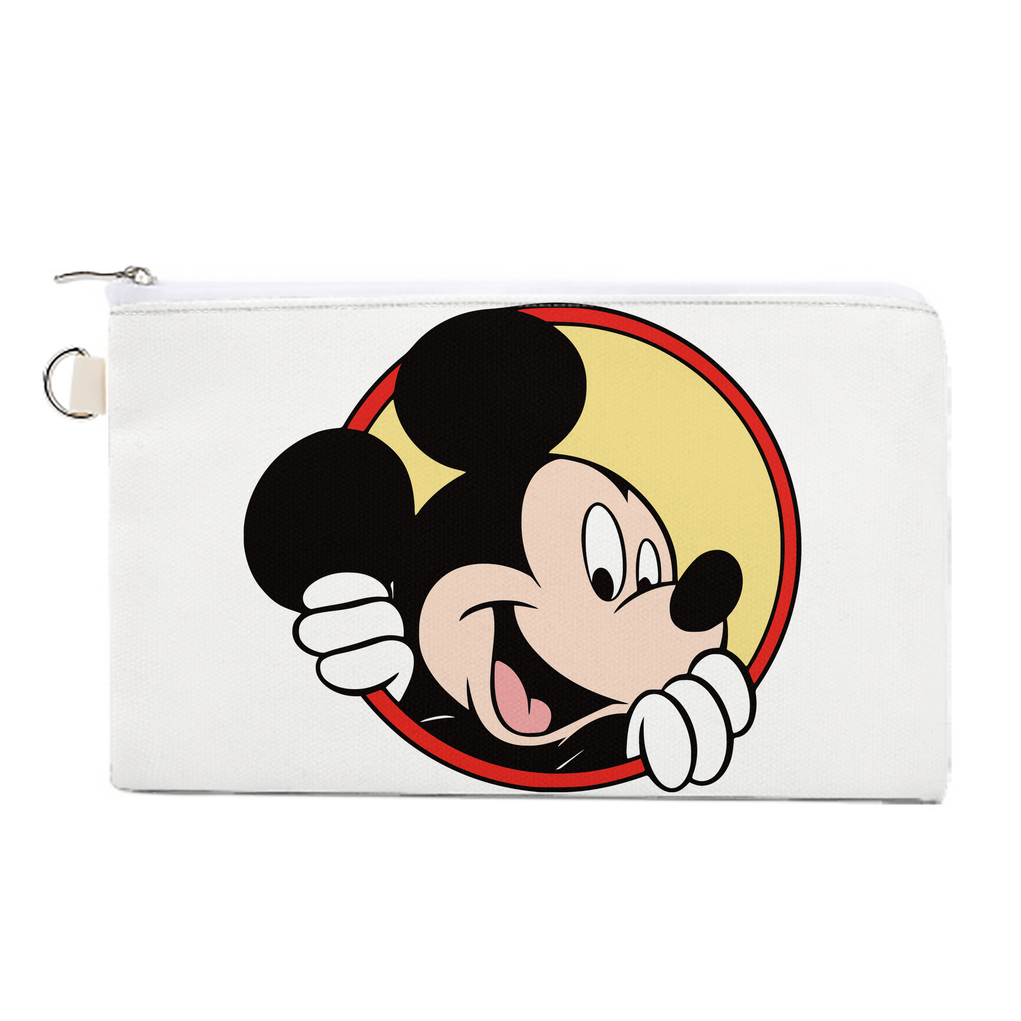 （画像用） ミッキーマウス Mickey Mouse キャンバス生地ポーチ　小物入れ
