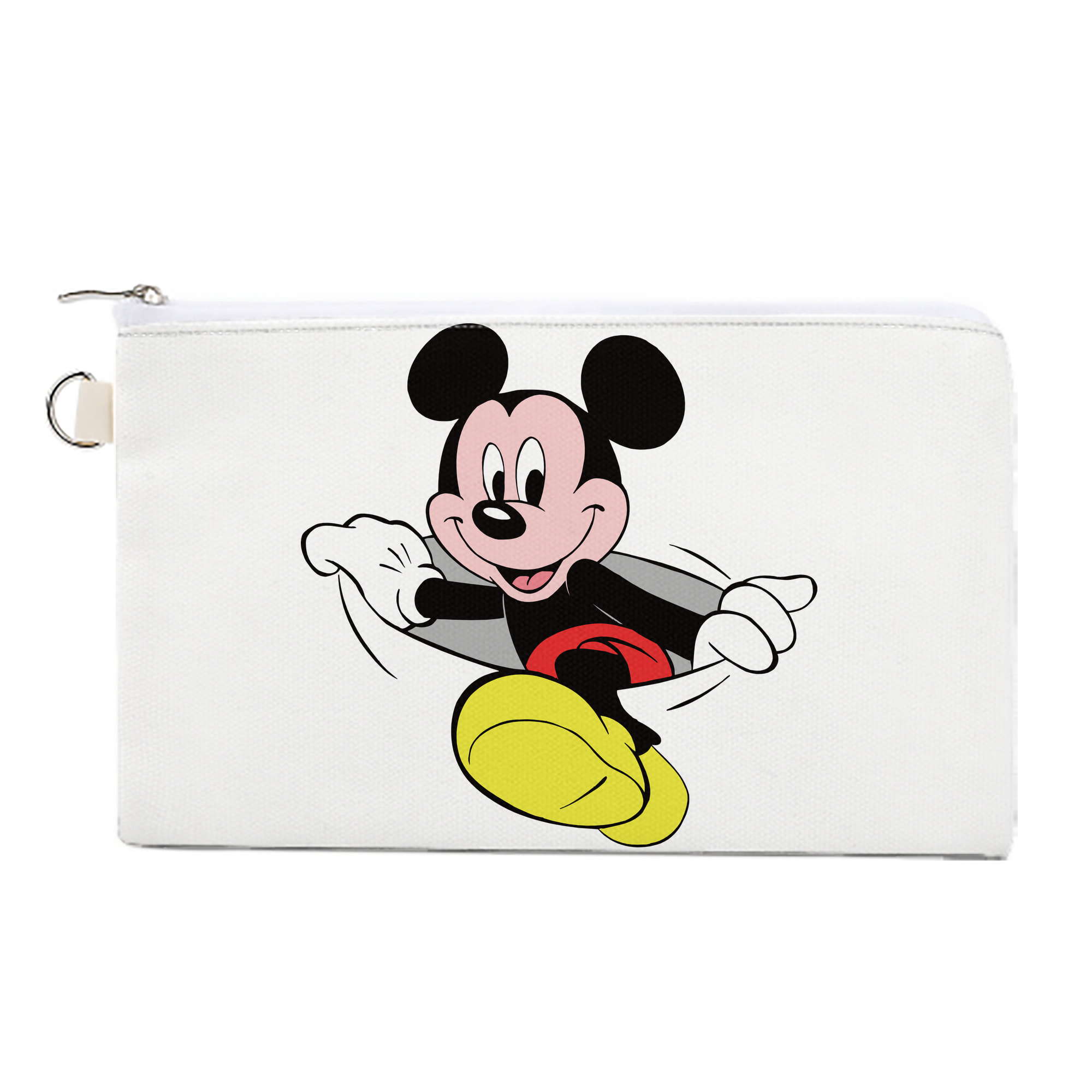（画像用） ミッキーマウス Mickey Mouse キャンバス生地ポーチ　小物入れ