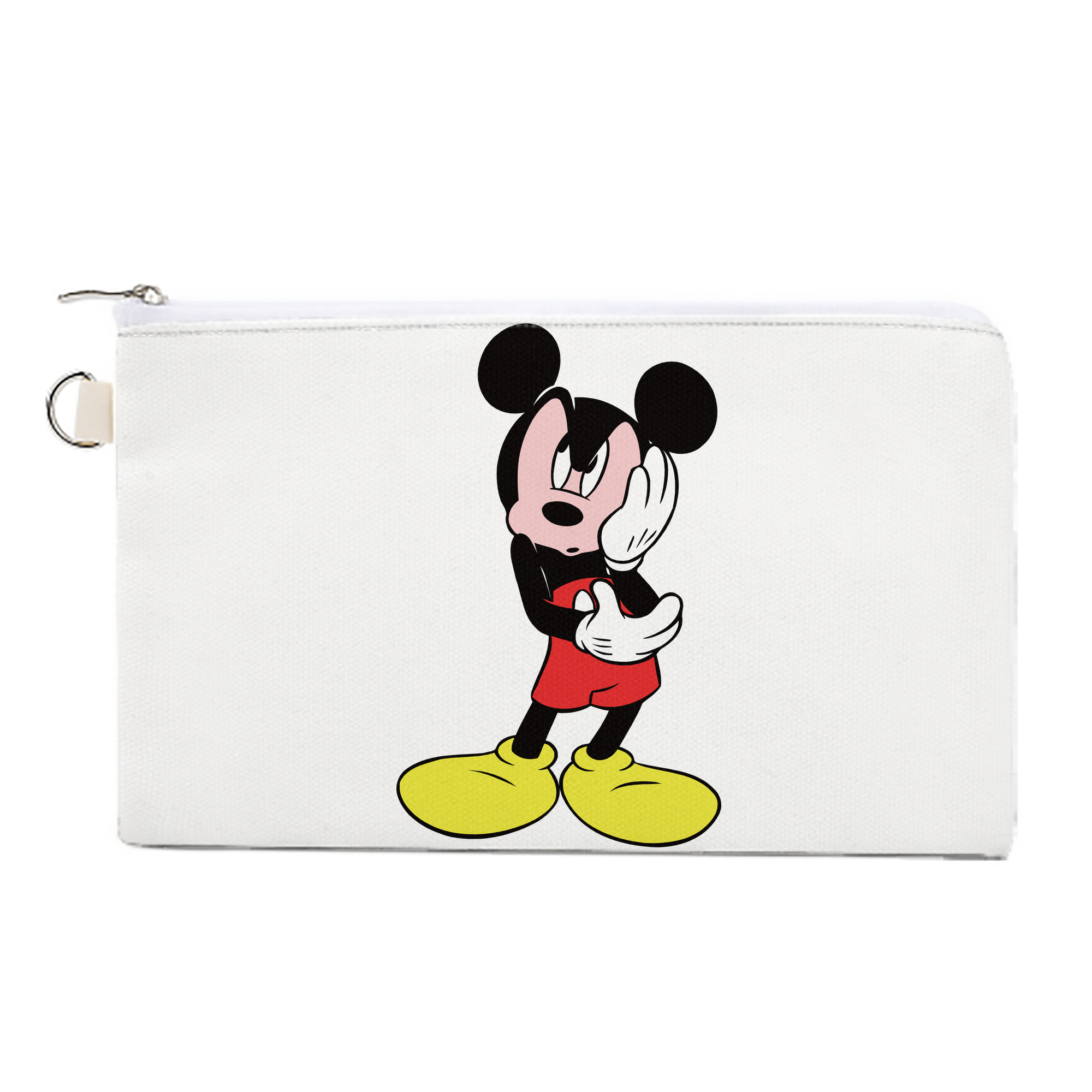 （画像用） ミッキーマウス Mickey Mouse キャンバス生地ポーチ　小物入れ