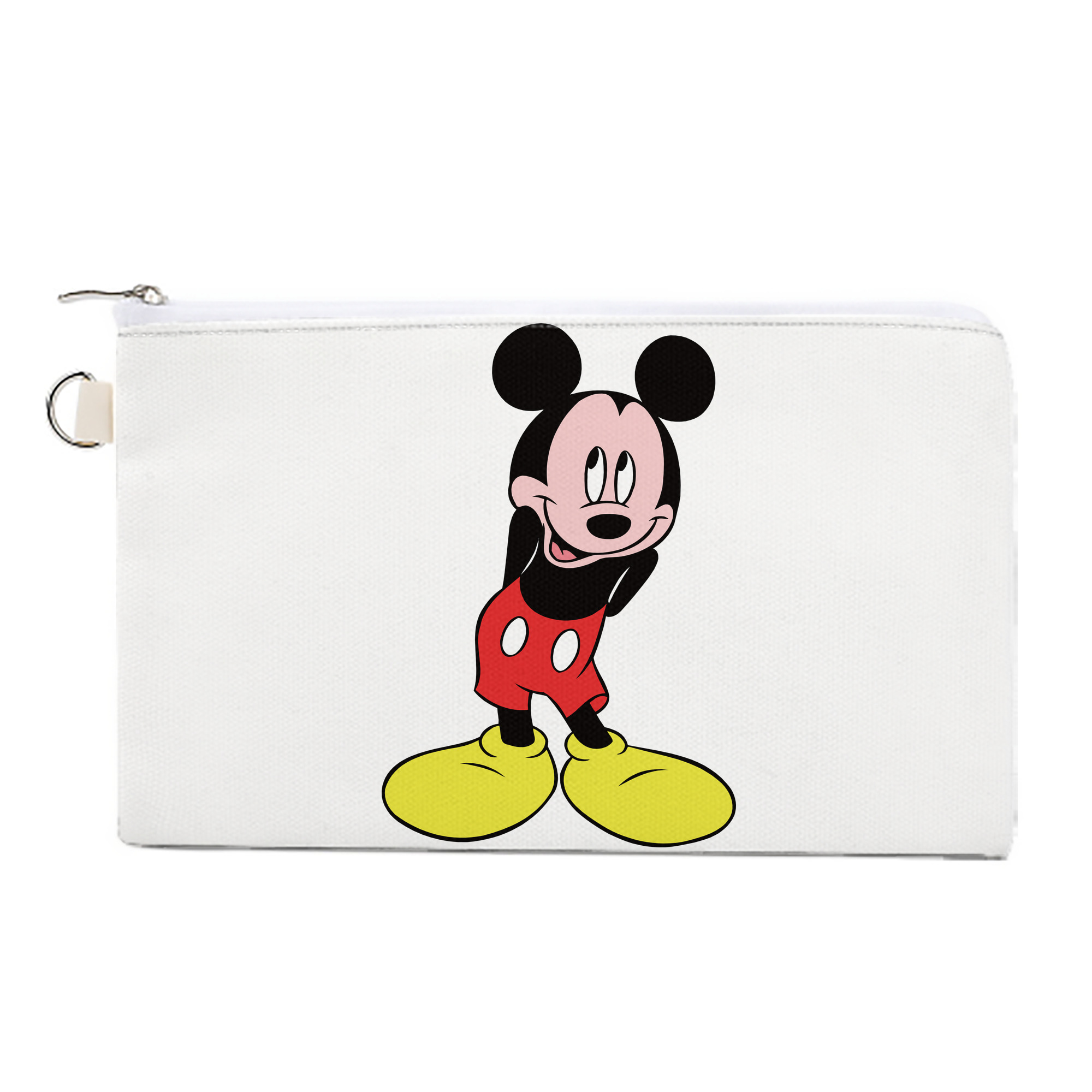 （画像用） ミッキーマウス Mickey Mouse キャンバス生地ポーチ　小物入れ