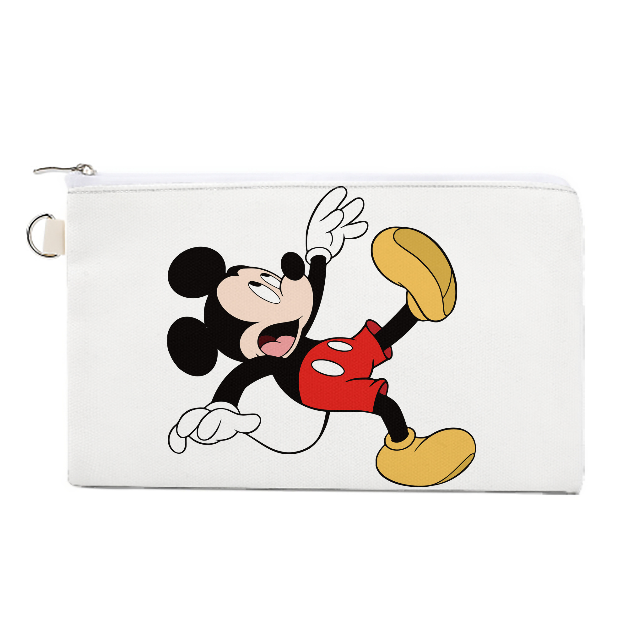 （画像用） ミッキーマウス Mickey Mouse キャンバス生地ポーチ　小物入れ