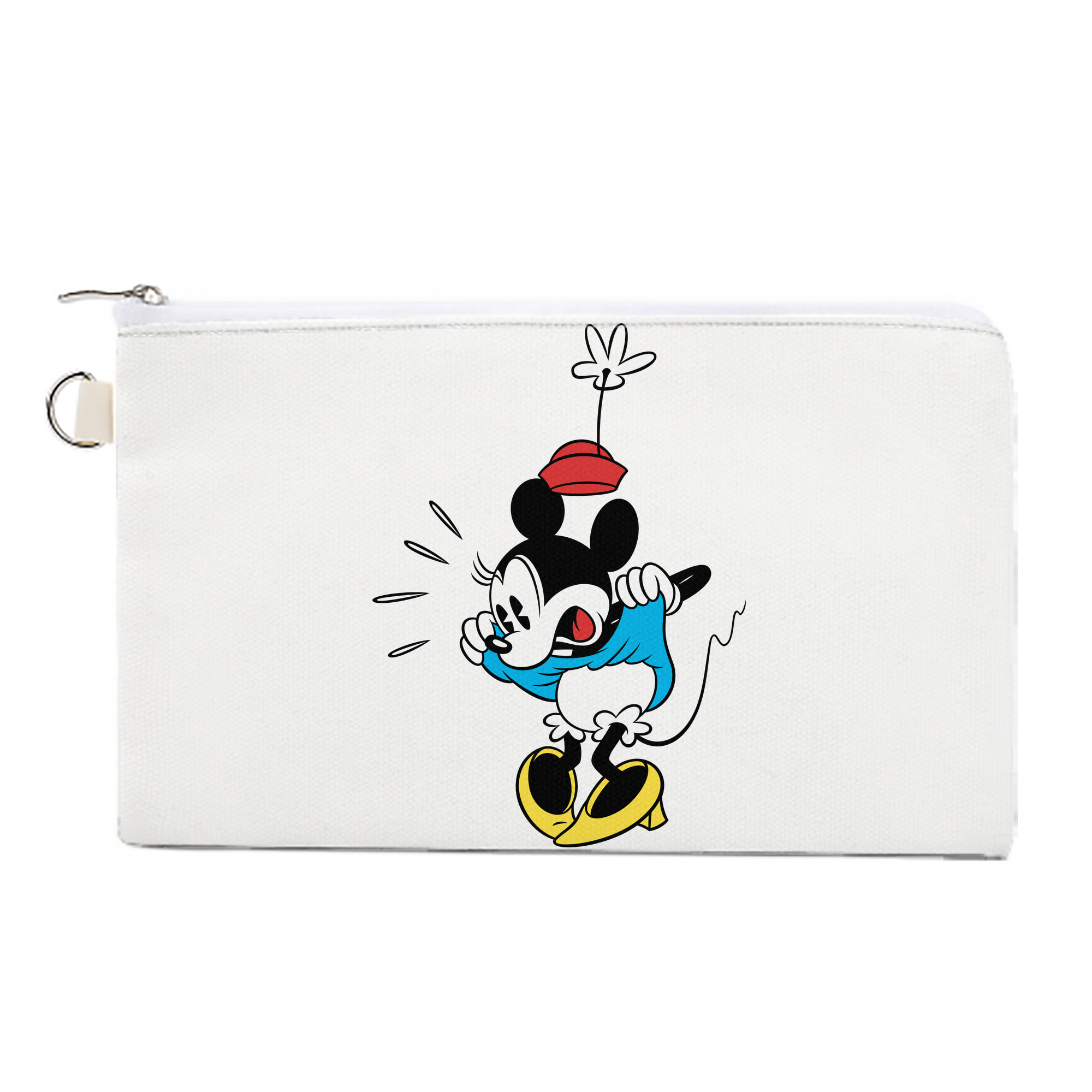 （画像用） ミッキーマウス Mickey Mouse キャンバス生地ポーチ　小物入れ