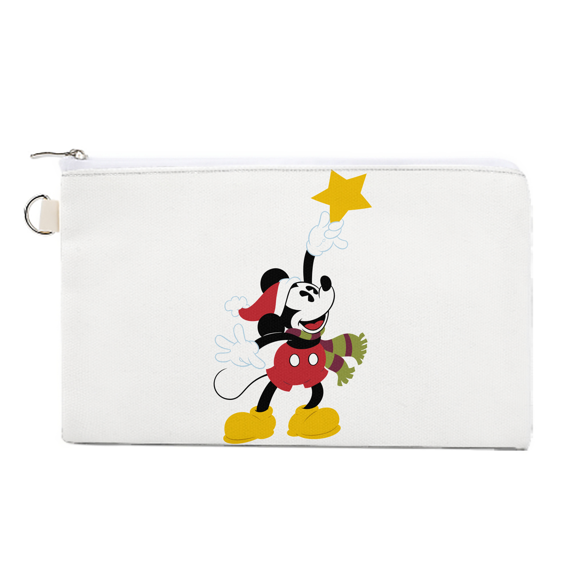 （画像用） ミッキーマウス Mickey Mouse キャンバス生地ポーチ　小物入れ
