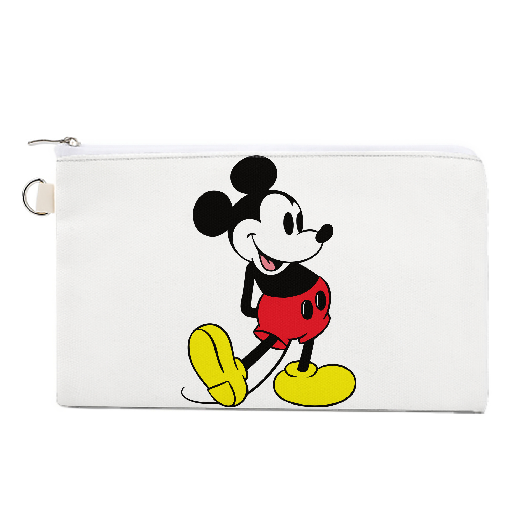 （画像用） ミッキーマウス Mickey Mouse キャンバス生地ポーチ　小物入れ
