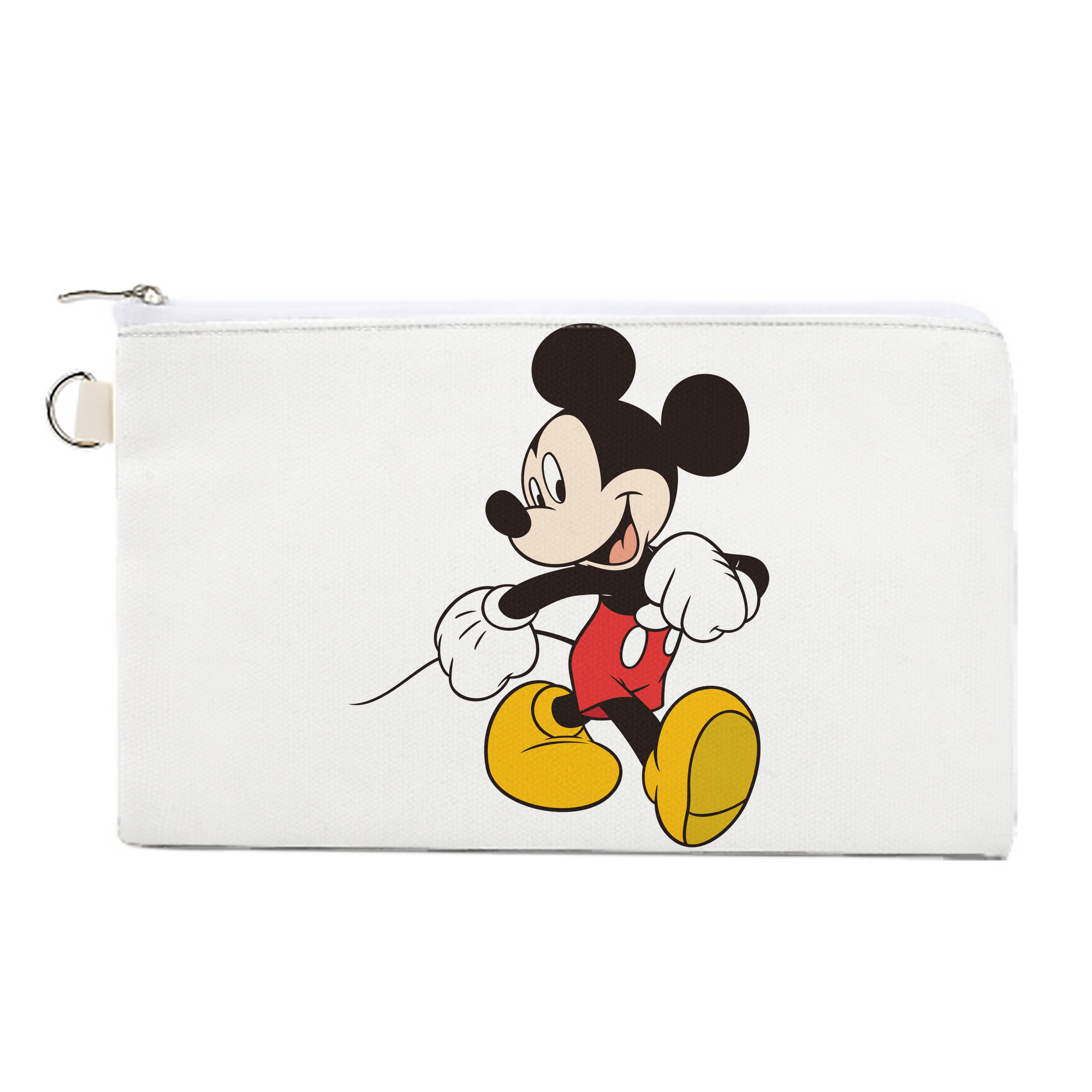 （画像用） ミッキーマウス Mickey Mouse キャンバス生地ポーチ　小物入れ