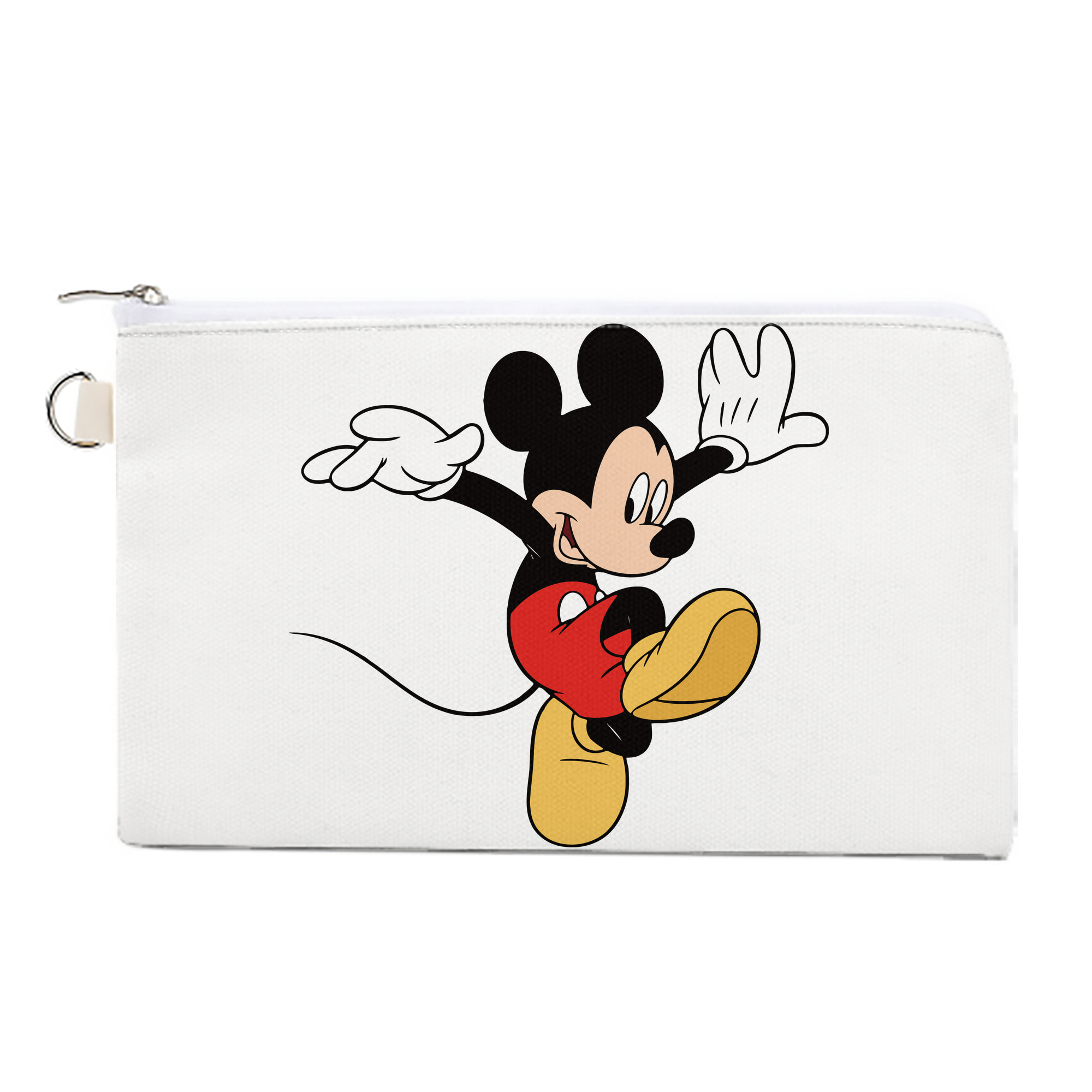 （画像用） ミッキーマウス Mickey Mouse キャンバス生地ポーチ　小物入れ