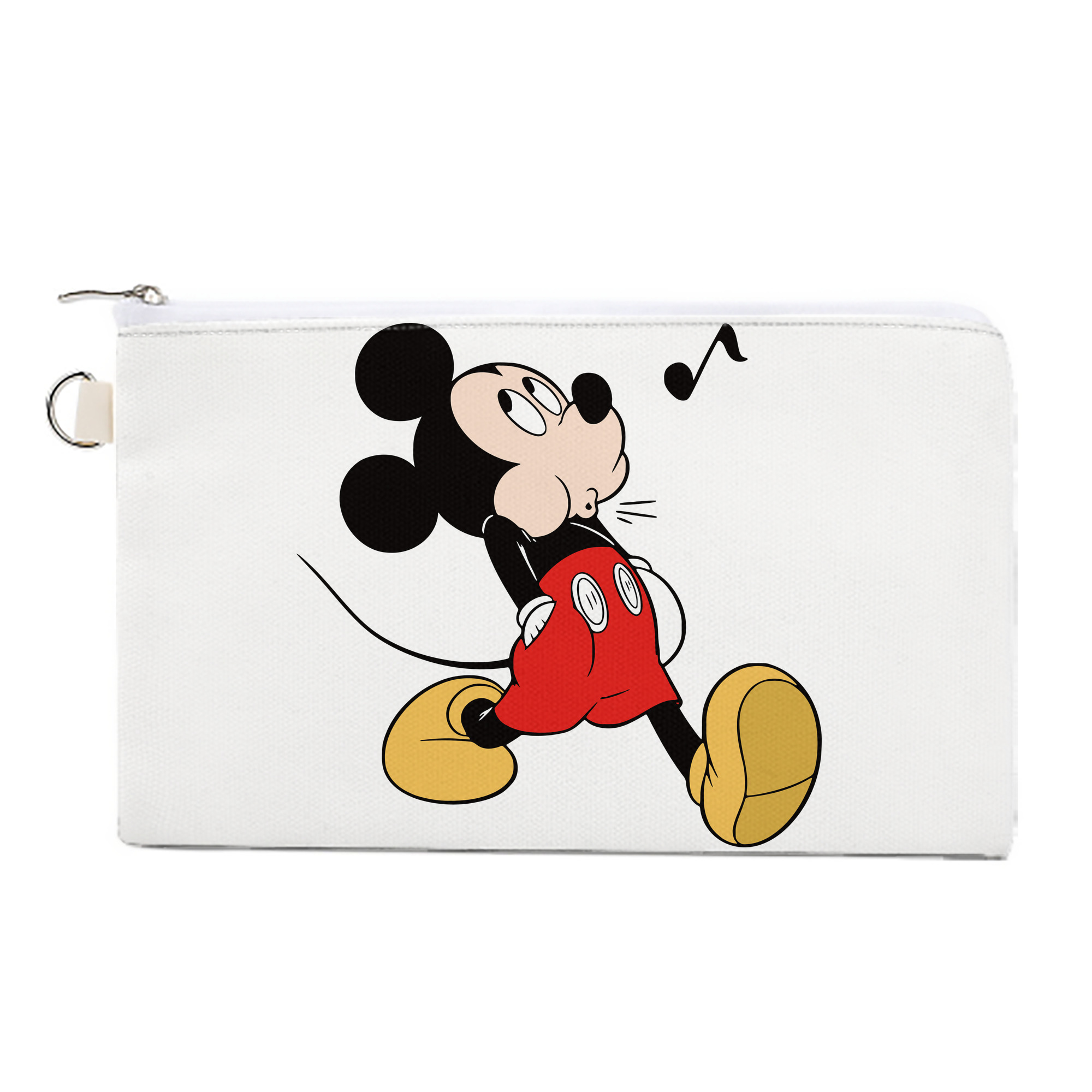 （画像用） ミッキーマウス Mickey Mouse キャンバス生地ポーチ　小物入れ