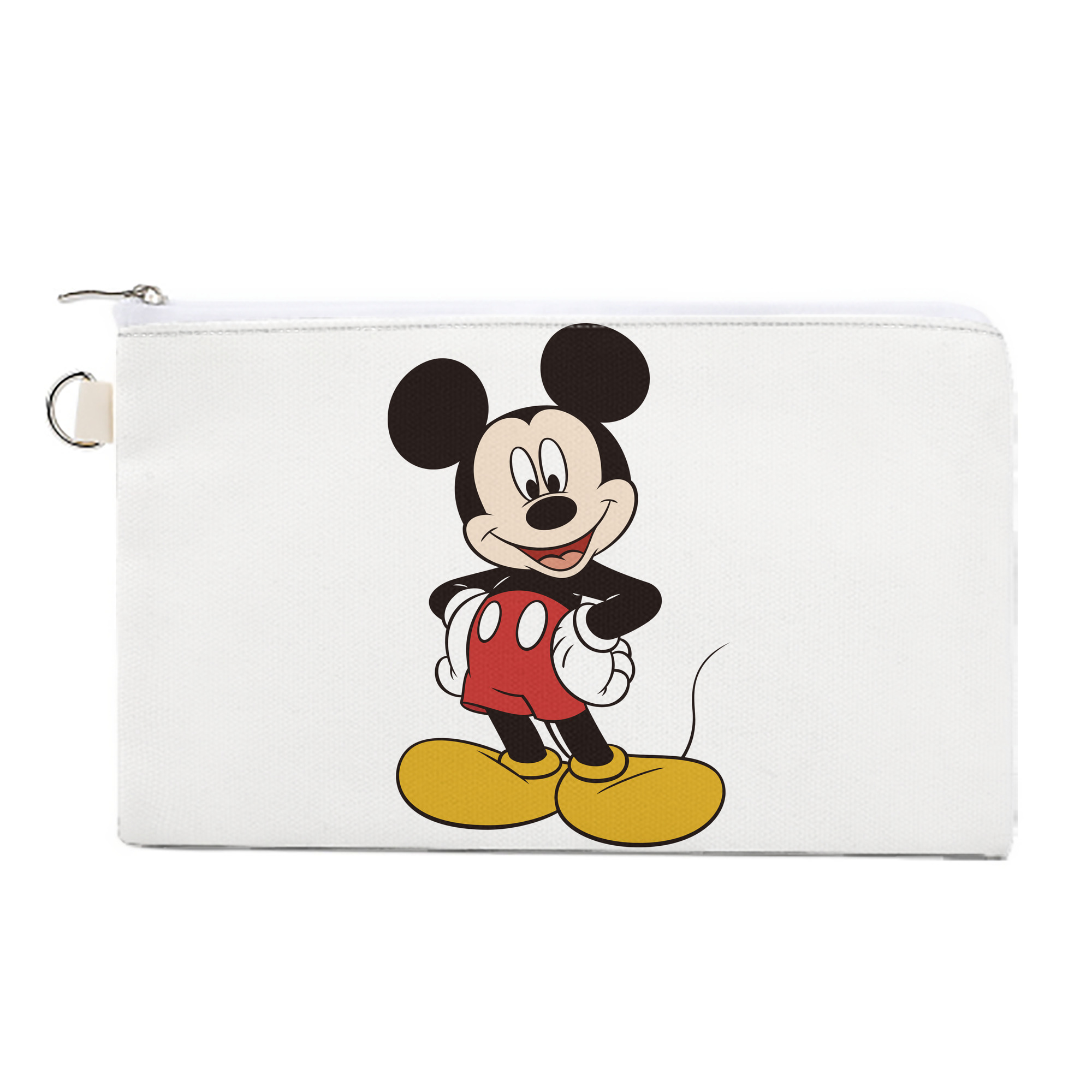 （画像用） ミッキーマウス Mickey Mouse キャンバス生地ポーチ　小物入れ