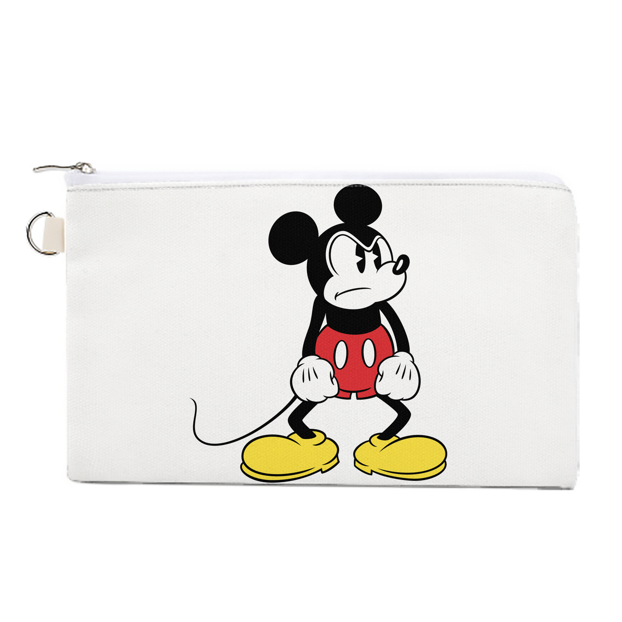 （画像用） ミッキーマウス Mickey Mouse キャンバス生地ポーチ　小物入れ