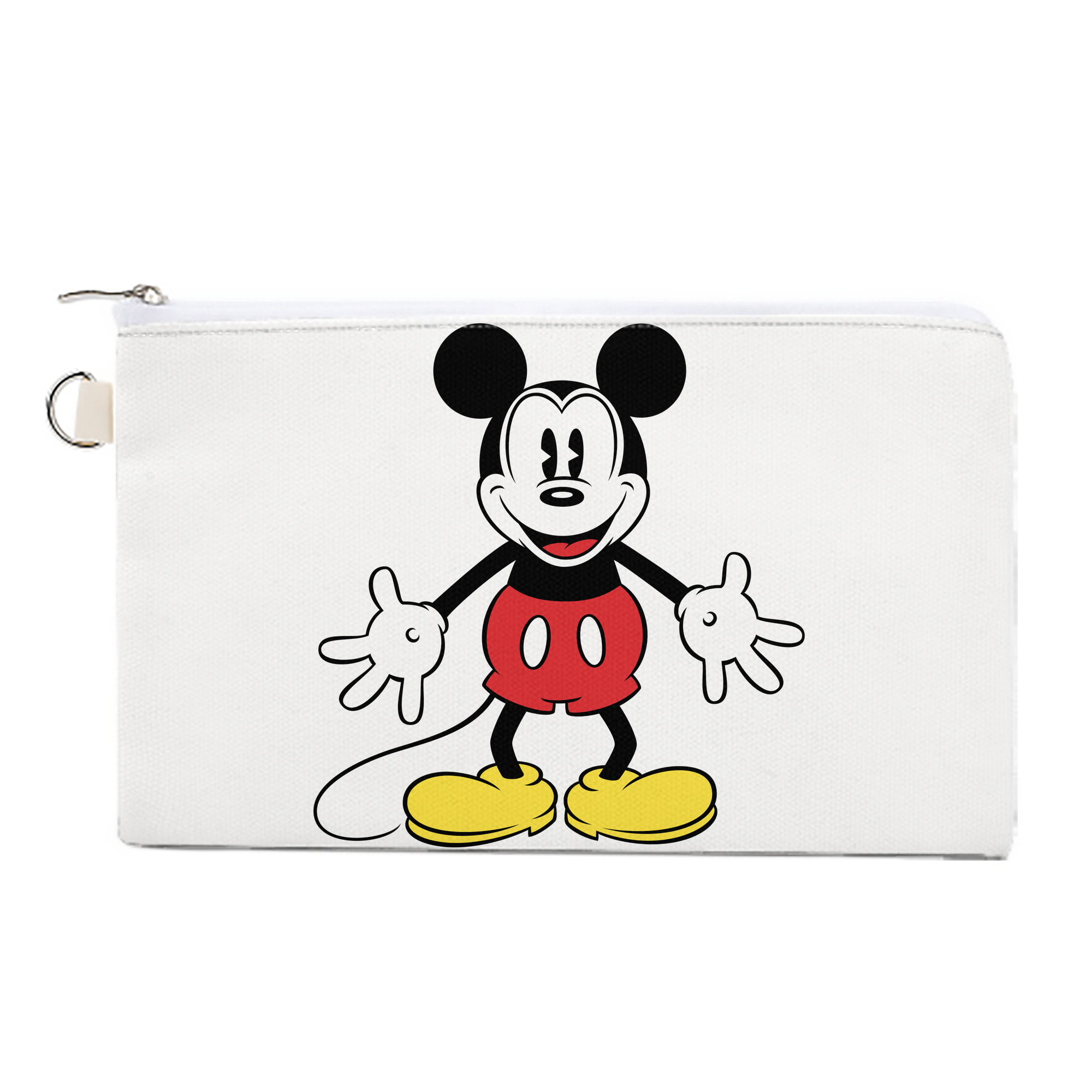 （画像用） ミッキーマウス Mickey Mouse キャンバス生地ポーチ　小物入れ