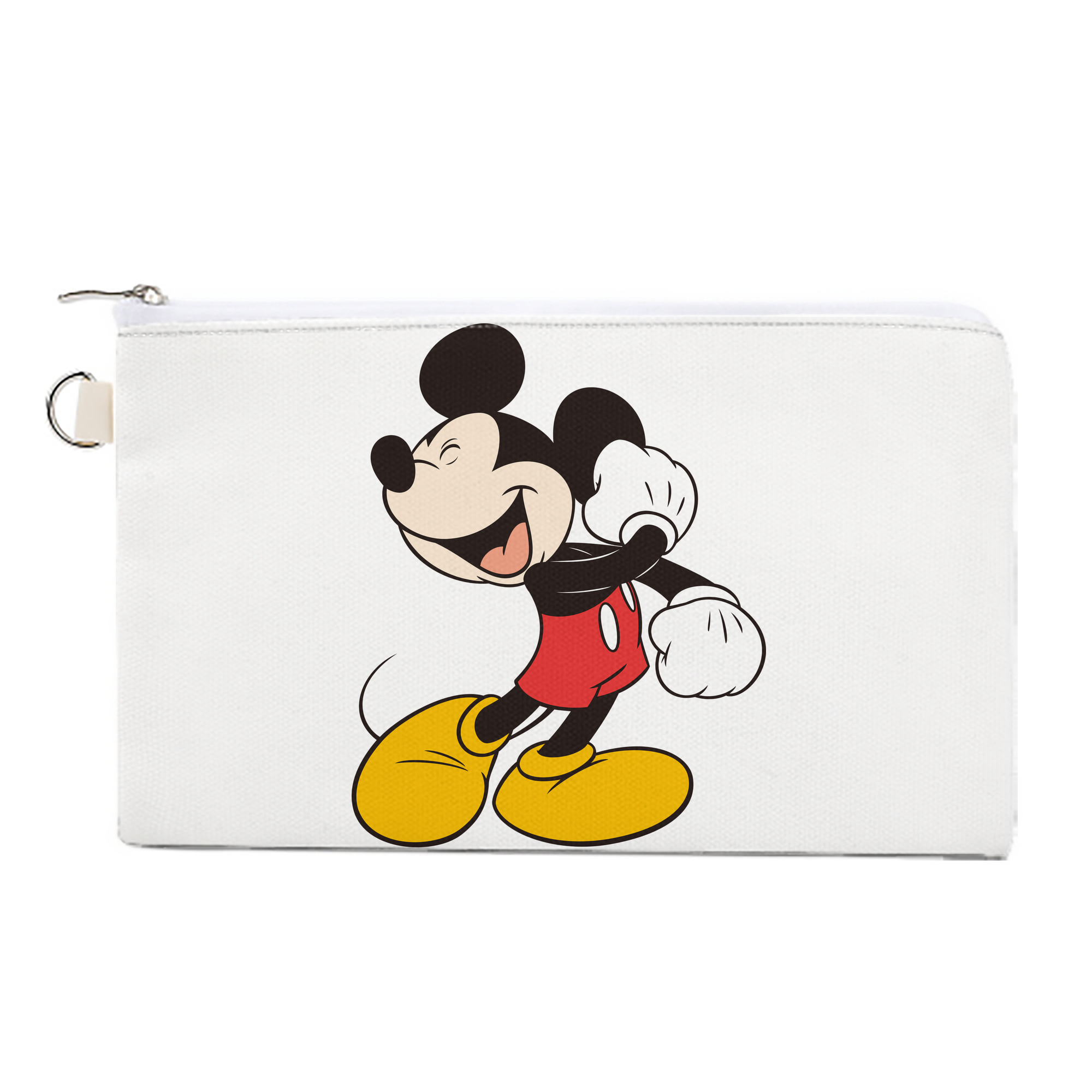 （画像用） ミッキーマウス Mickey Mouse キャンバス生地ポーチ　小物入れ