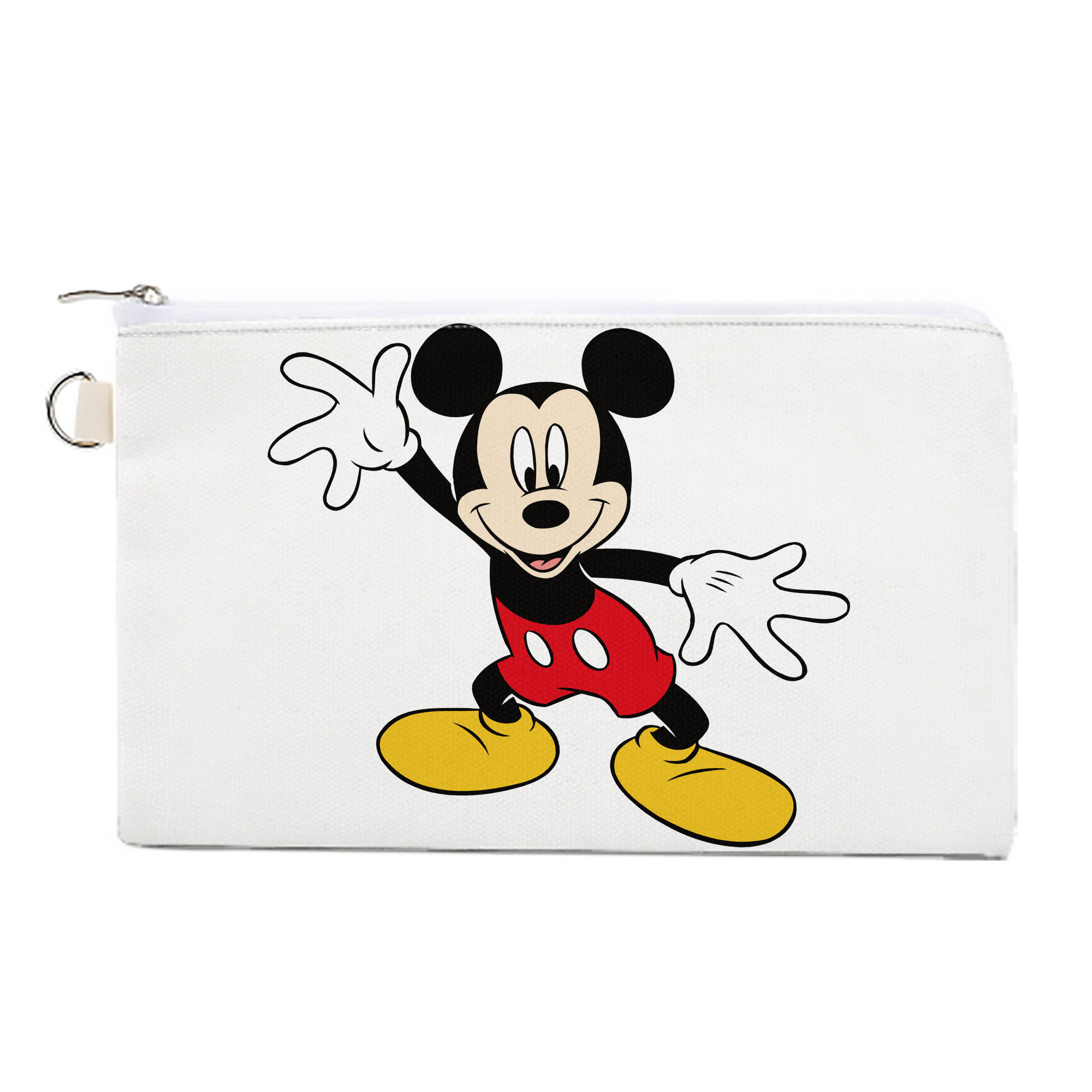 （画像用） ミッキーマウス Mickey Mouse キャンバス生地ポーチ　小物入れ