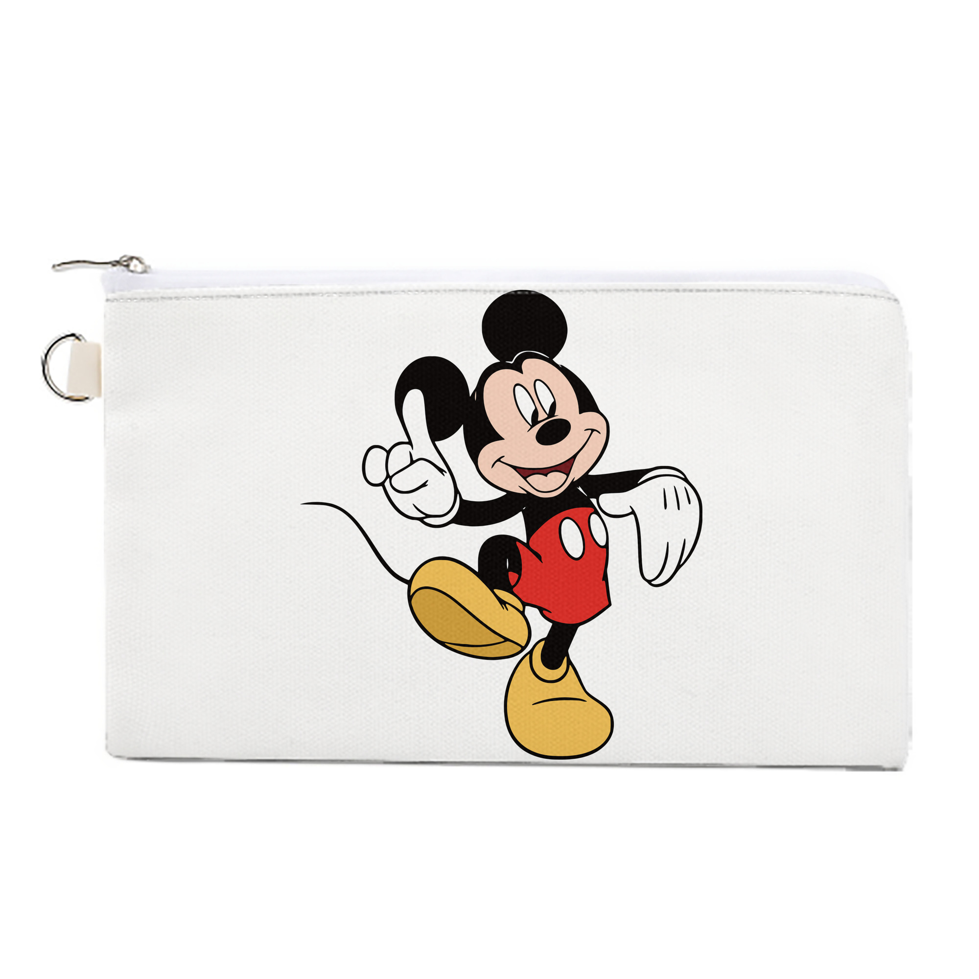 （画像用） ミッキーマウス Mickey Mouse キャンバス生地ポーチ　小物入れ