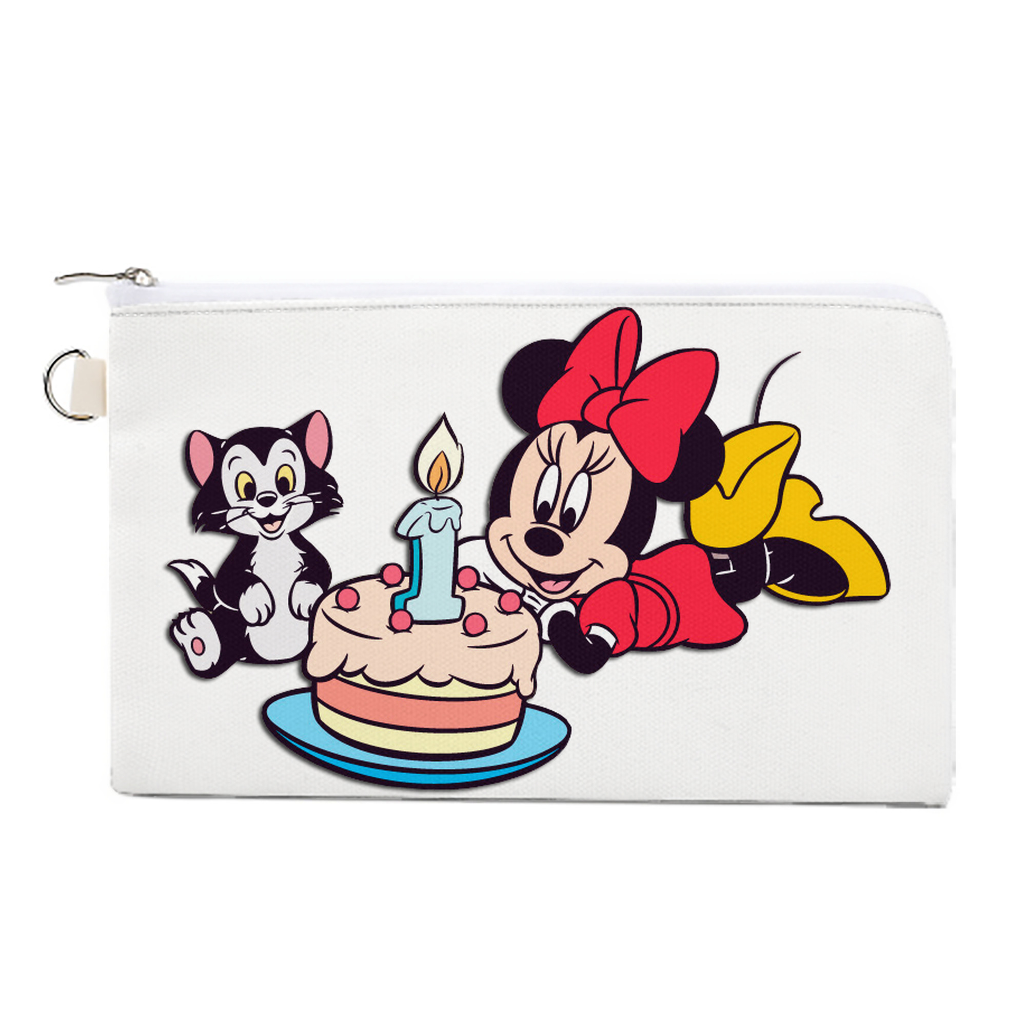 （画像用） ミッキーマウス Mickey Mouse キャンバス生地ポーチ　小物入れ
