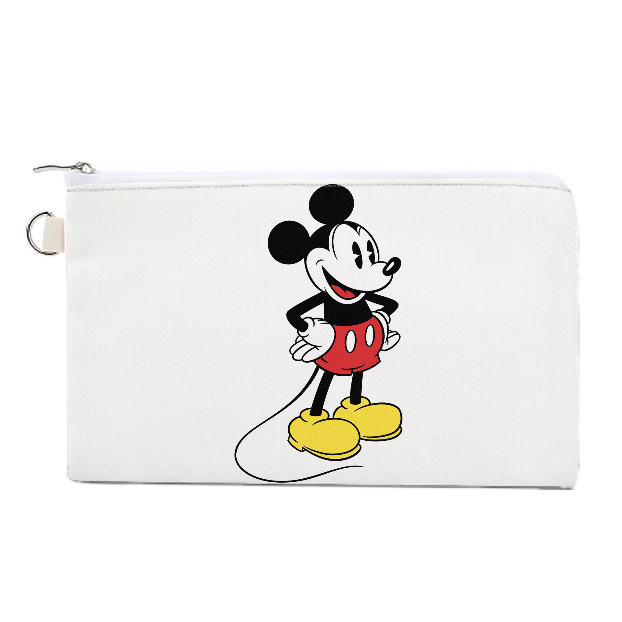 （画像用） ミッキーマウス Mickey Mouse キャンバス生地ポーチ　小物入れ