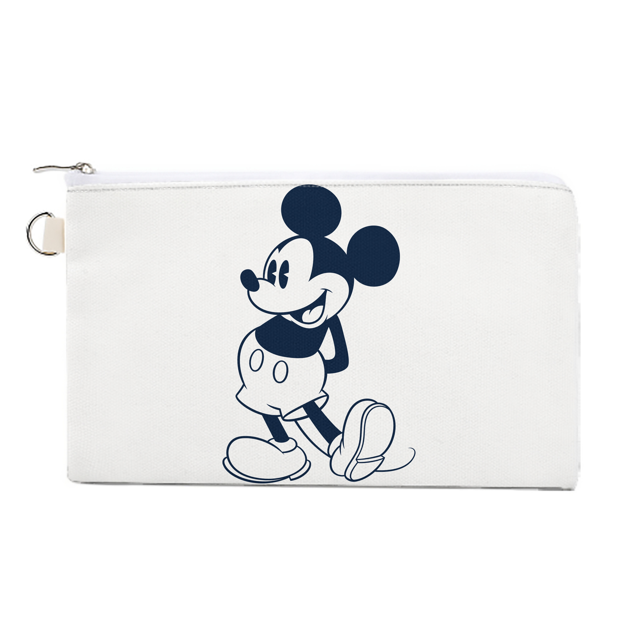 （画像用） ミッキーマウス Mickey Mouse キャンバス生地ポーチ　小物入れ