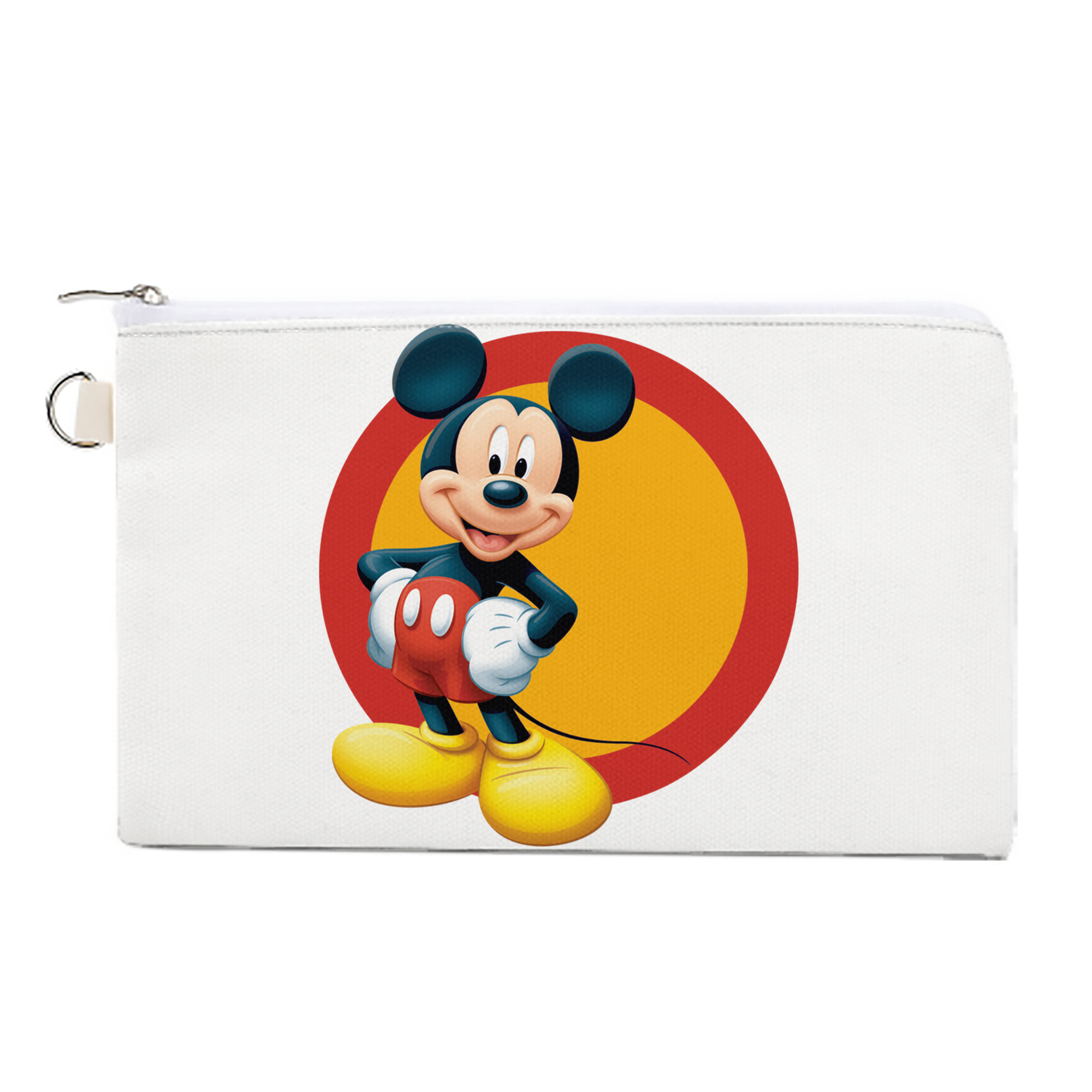 （画像用） ミッキーマウス Mickey Mouse キャンバス生地ポーチ　小物入れ