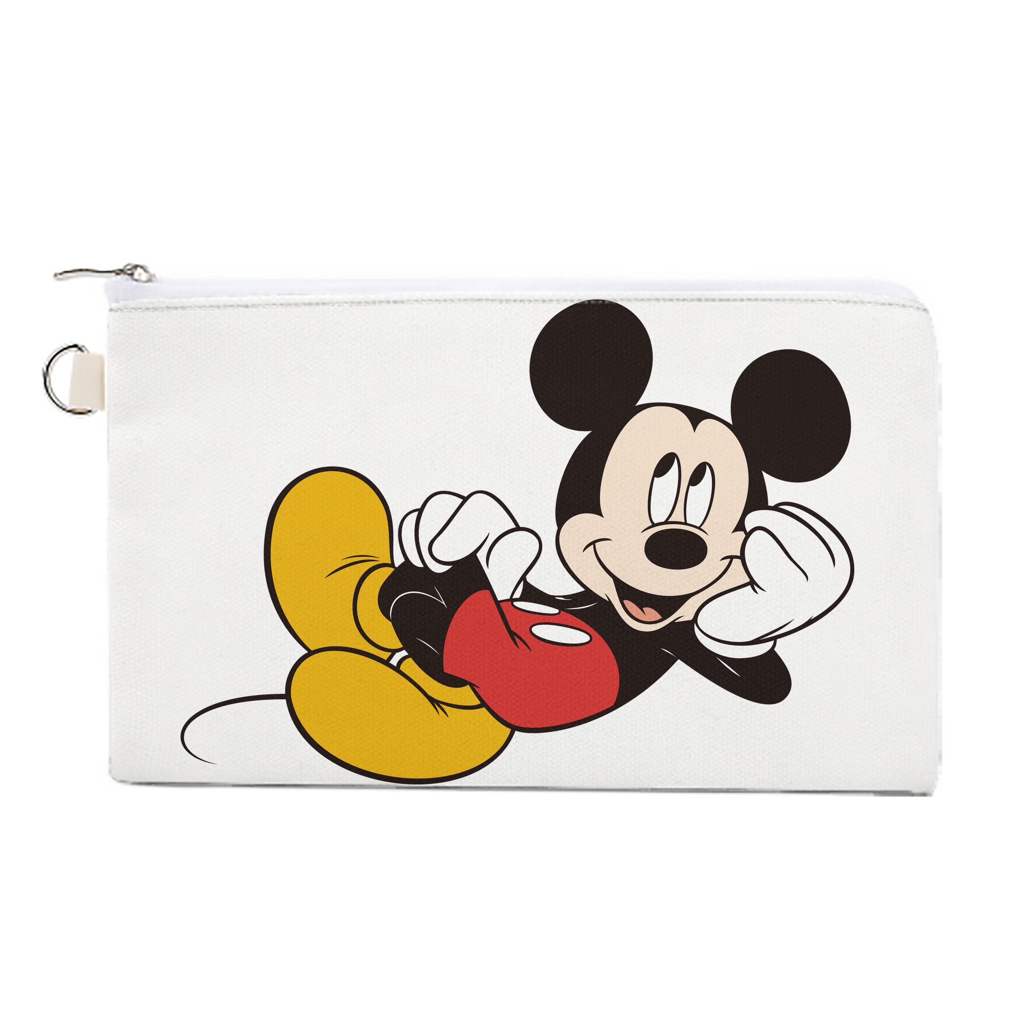 （画像用） ミッキーマウス Mickey Mouse キャンバス生地ポーチ　小物入れ