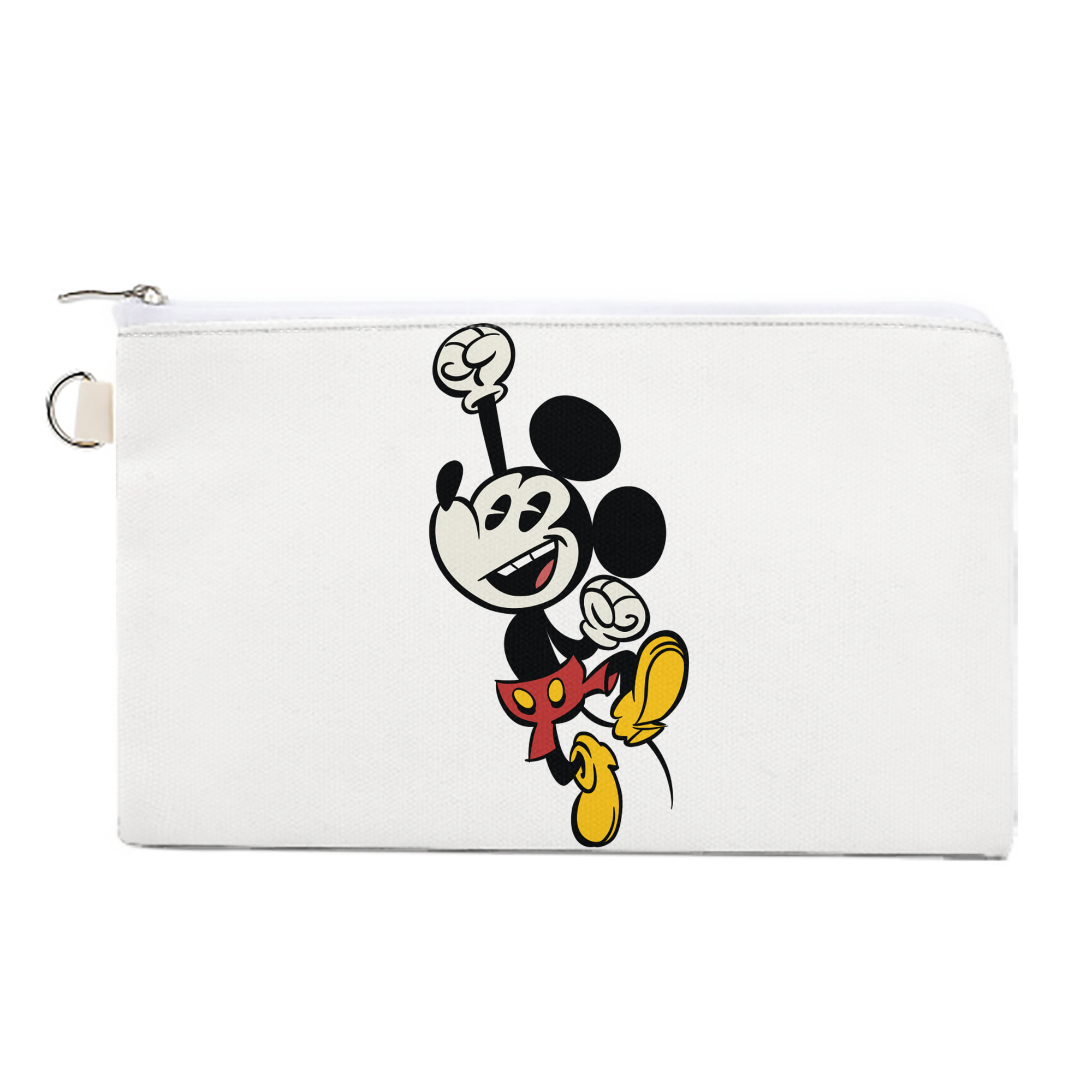 （画像用） ミッキーマウス Mickey Mouse キャンバス生地ポーチ　小物入れ