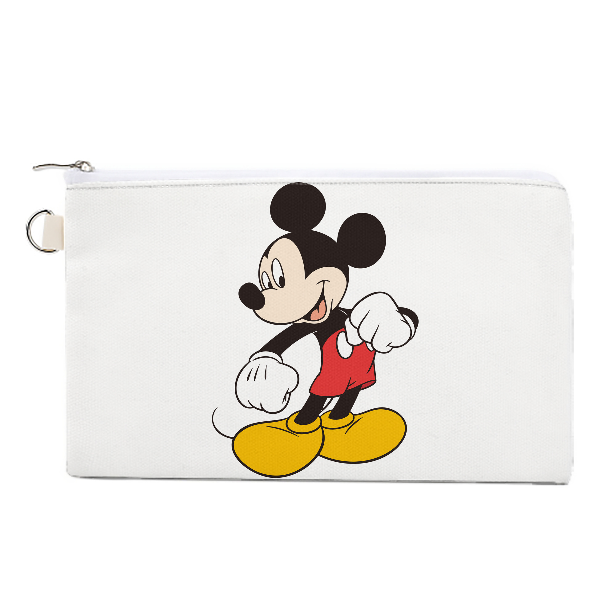 （画像用） ミッキーマウス Mickey Mouse キャンバス生地ポーチ　小物入れ