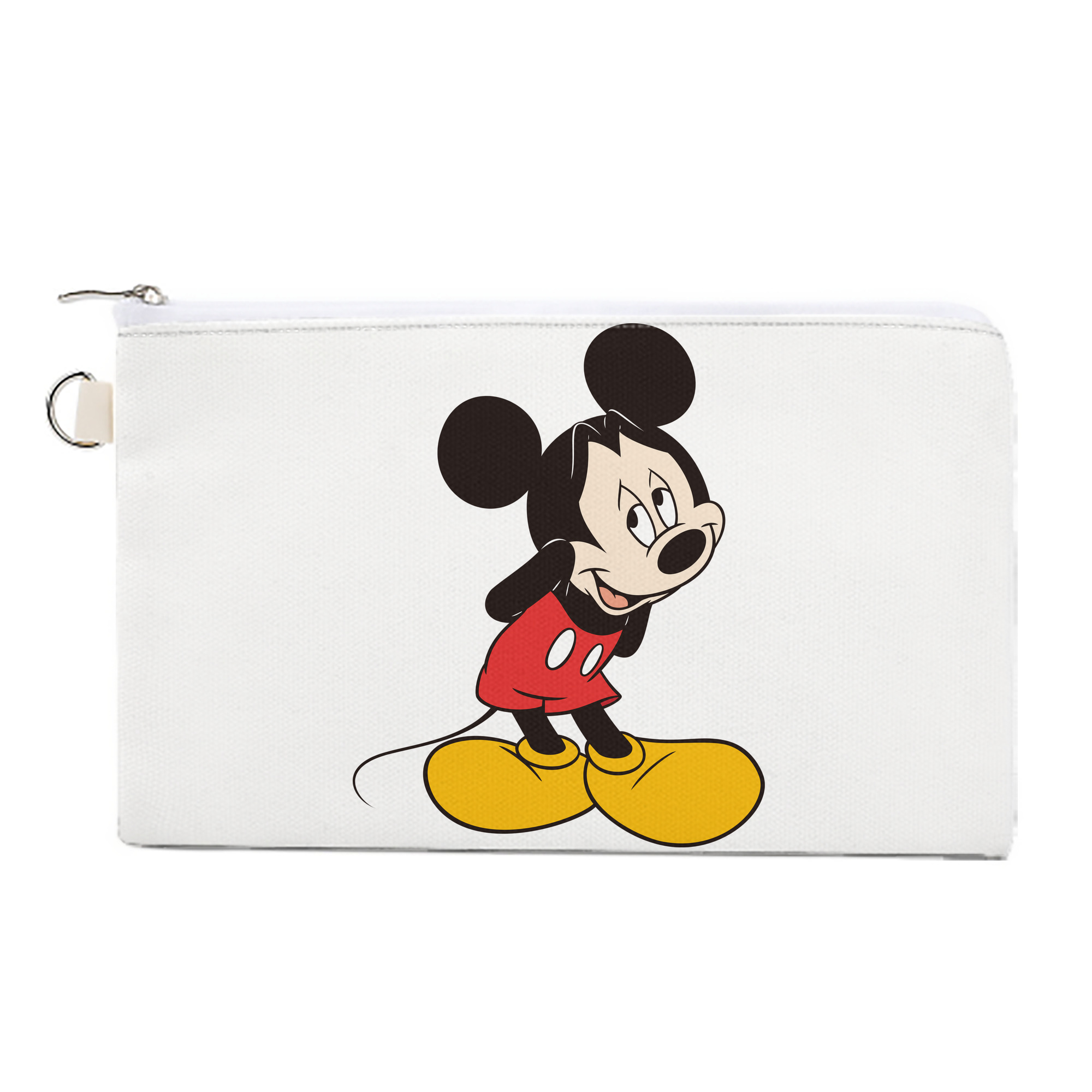 （画像用） ミッキーマウス Mickey Mouse キャンバス生地ポーチ　小物入れ
